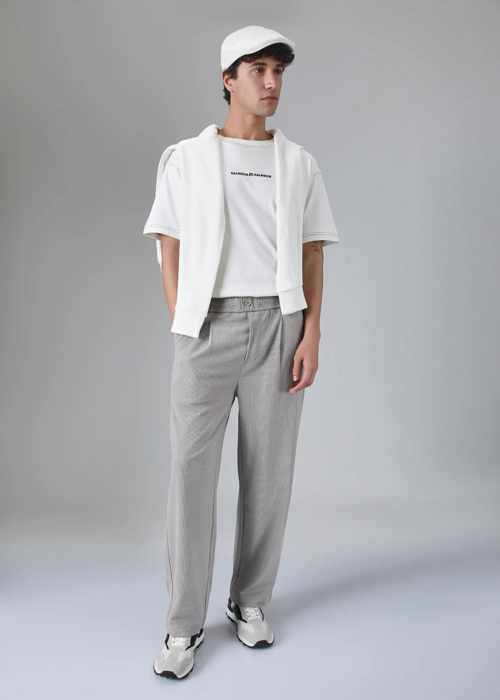 Pastel Grey Korean Pants - Image 7
