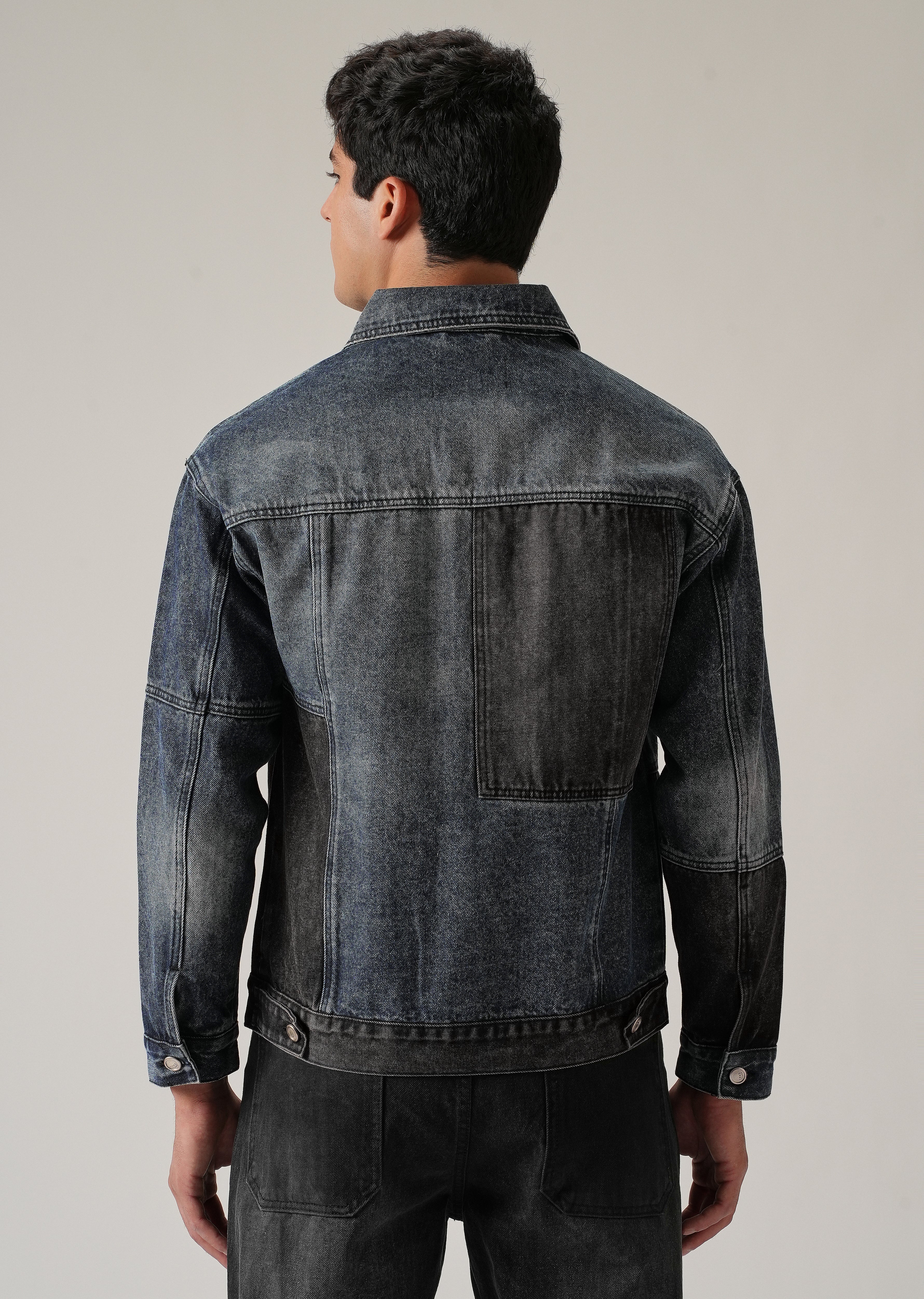 Patchwork Denim Jacket - Image 3