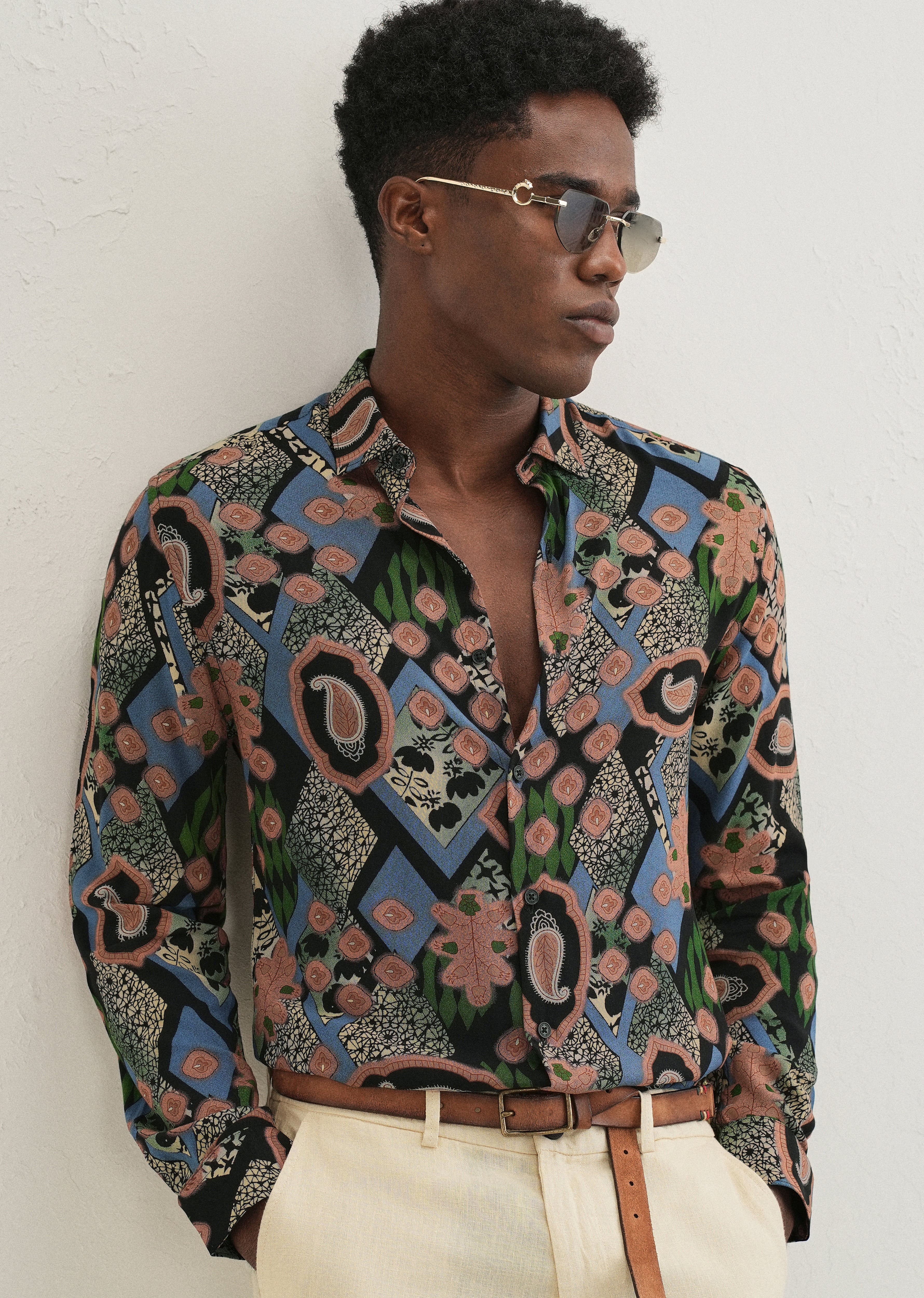 Peach Feather Shirt - Image 7