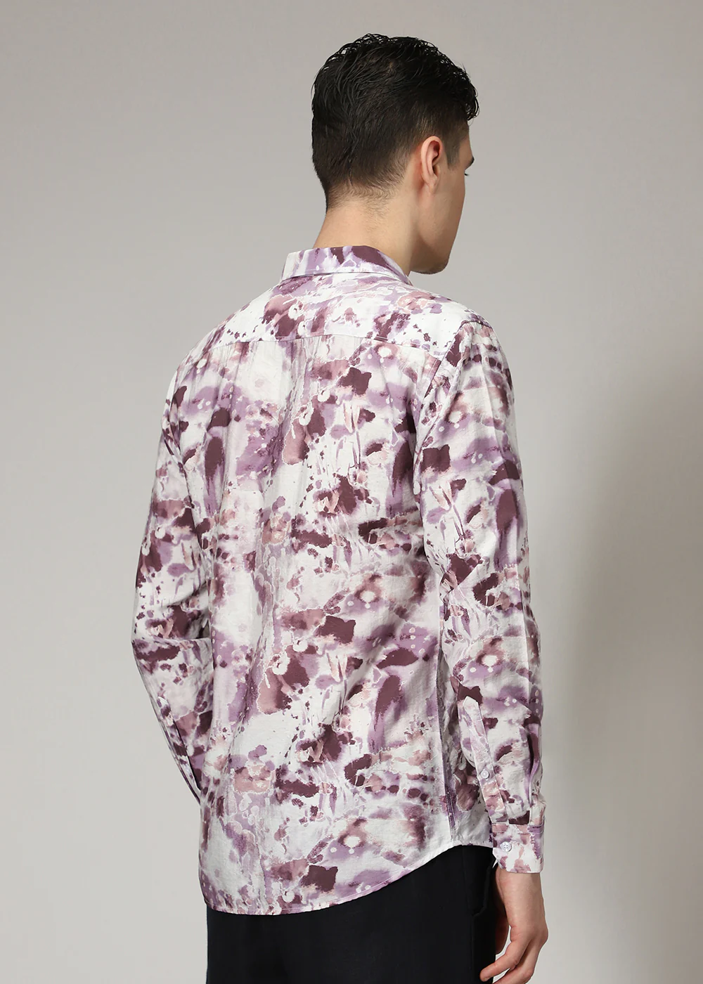 Peach Lavender Wash Print - Image 4