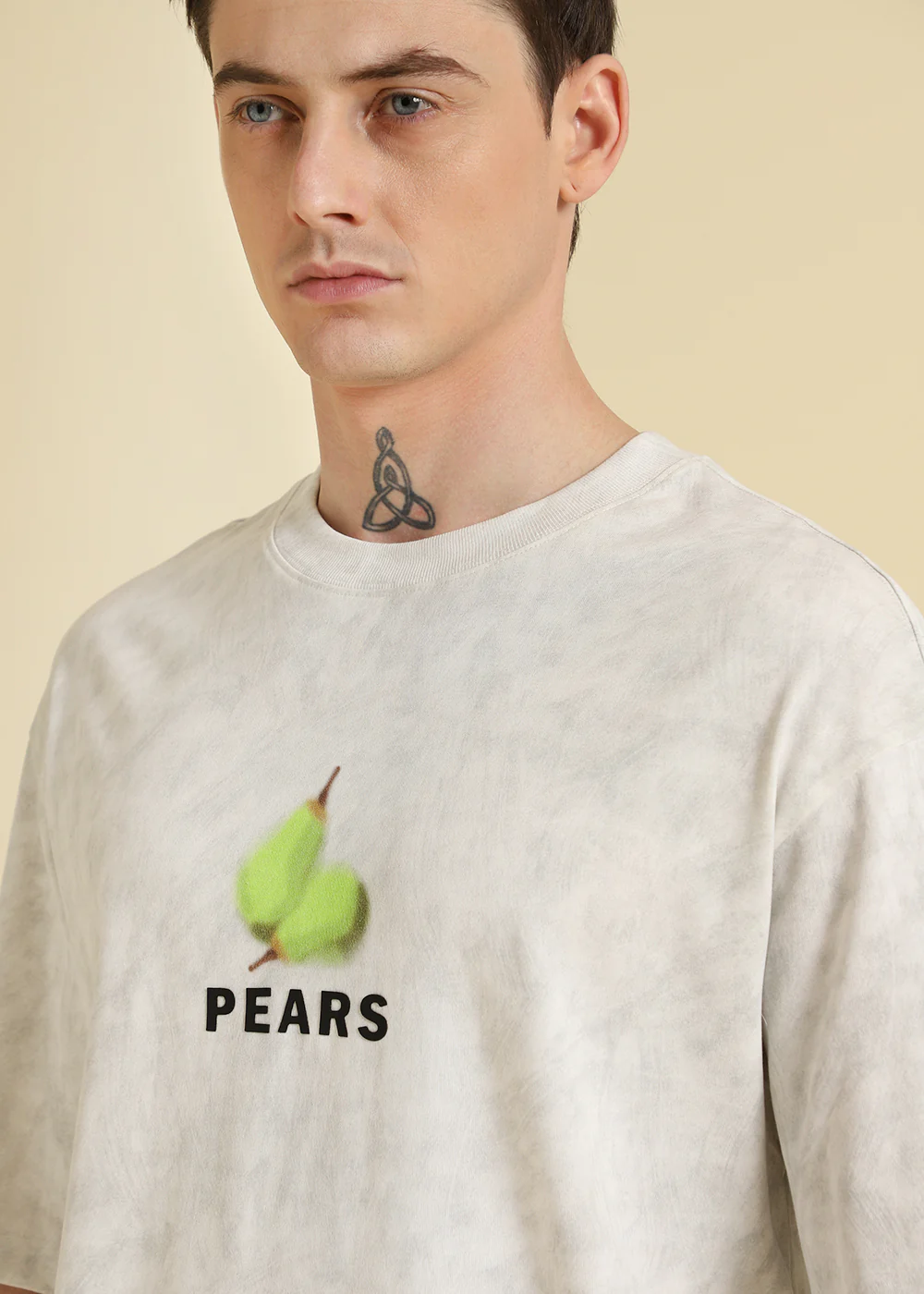 Pear Gradient Off White Oversized T-Shirt - Image 2