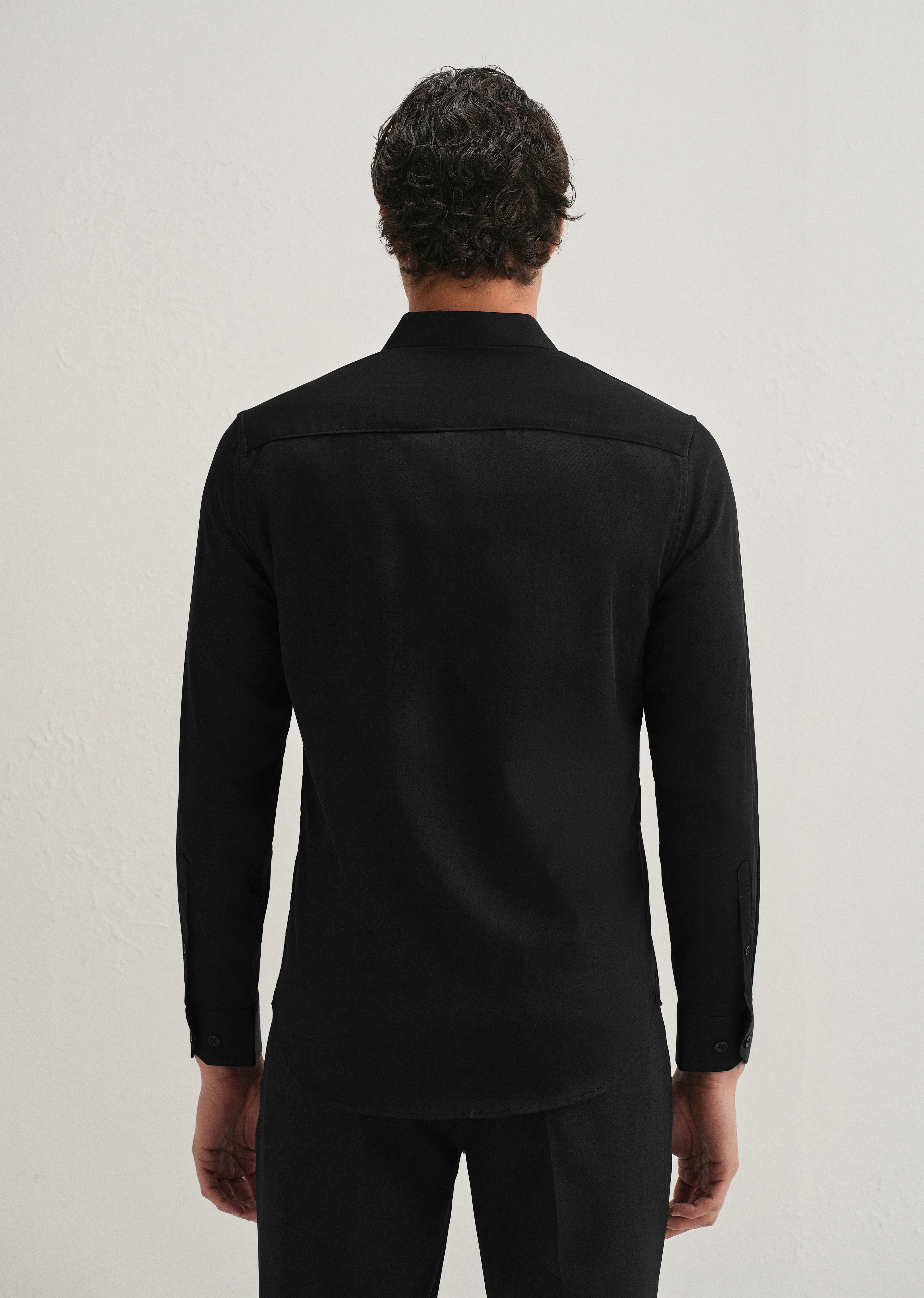 Pearl Bee Embellished Black Designer Shirt - Image 2