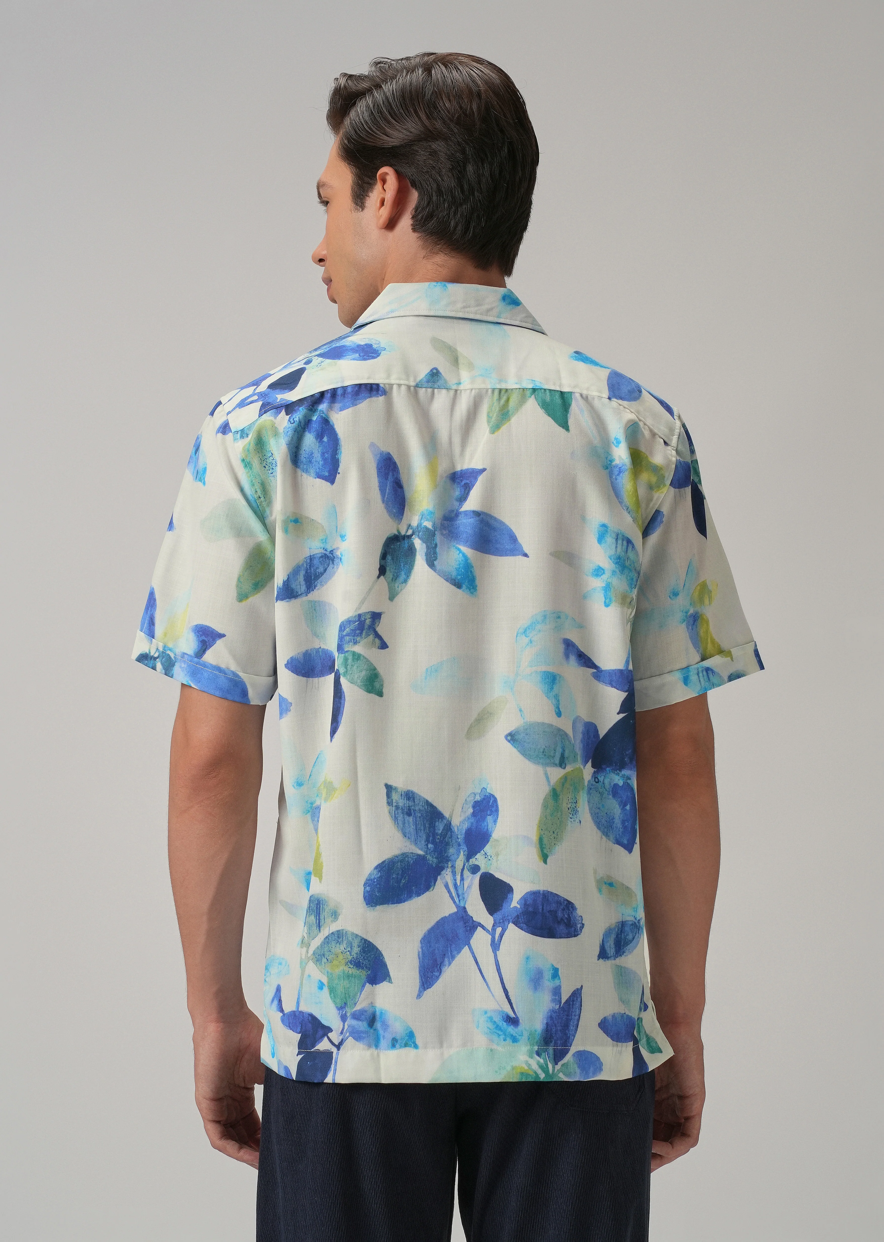 Petal Blue Half Sleeve Shirt - Image 2
