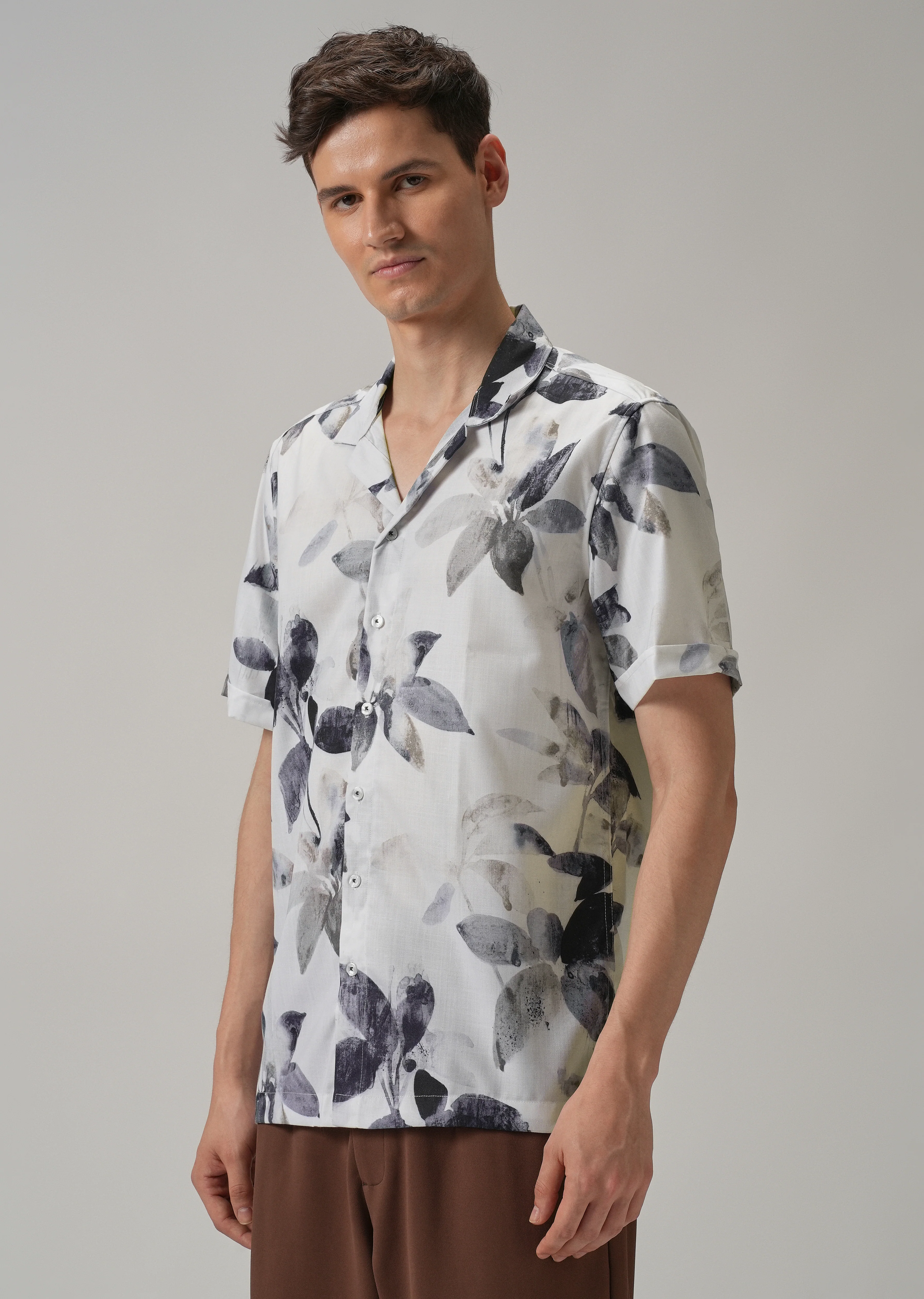Petal Strewn Half Sleeve Shirt - Image 4
