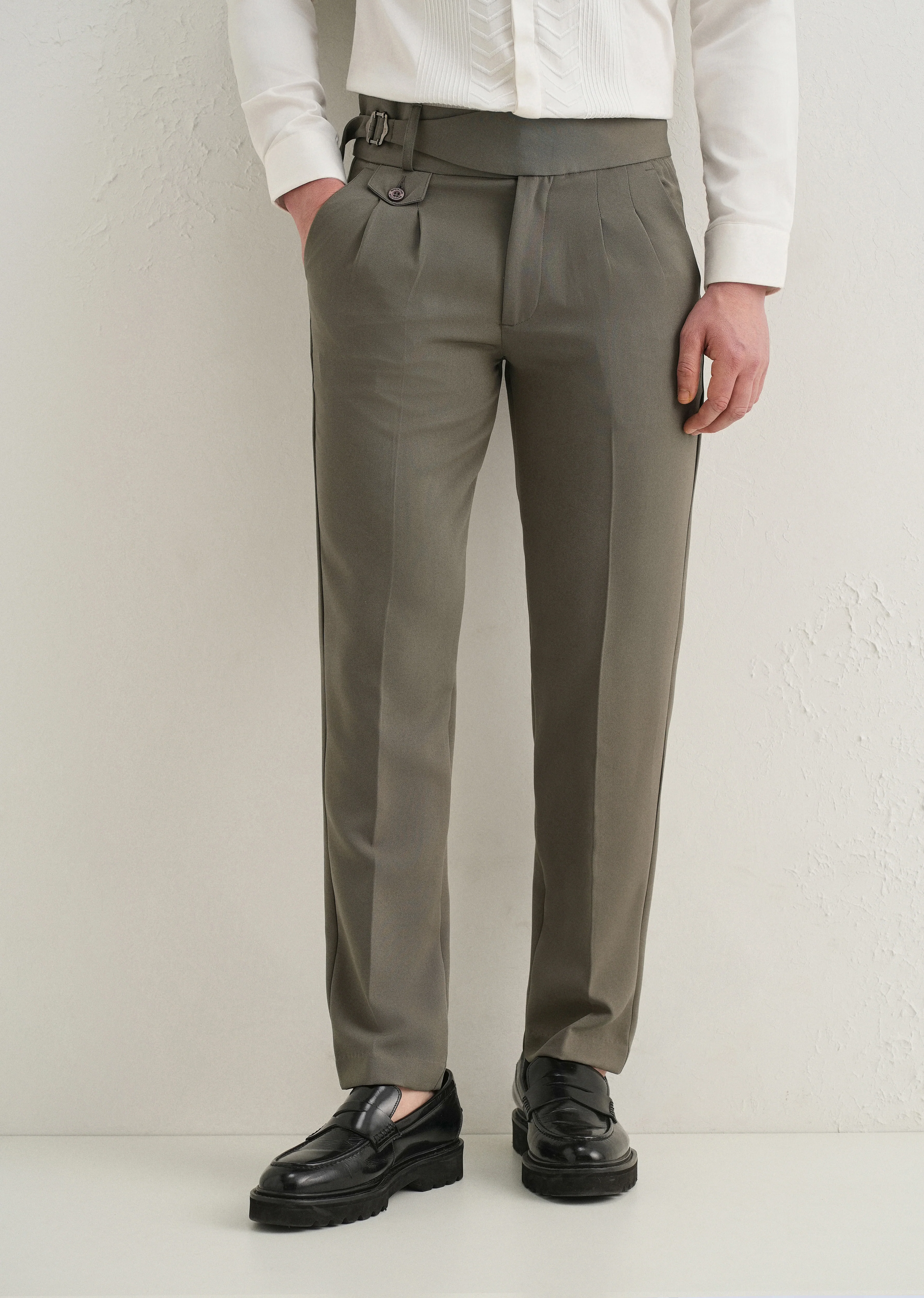 Pine Green Gurkha Pant - Image 7