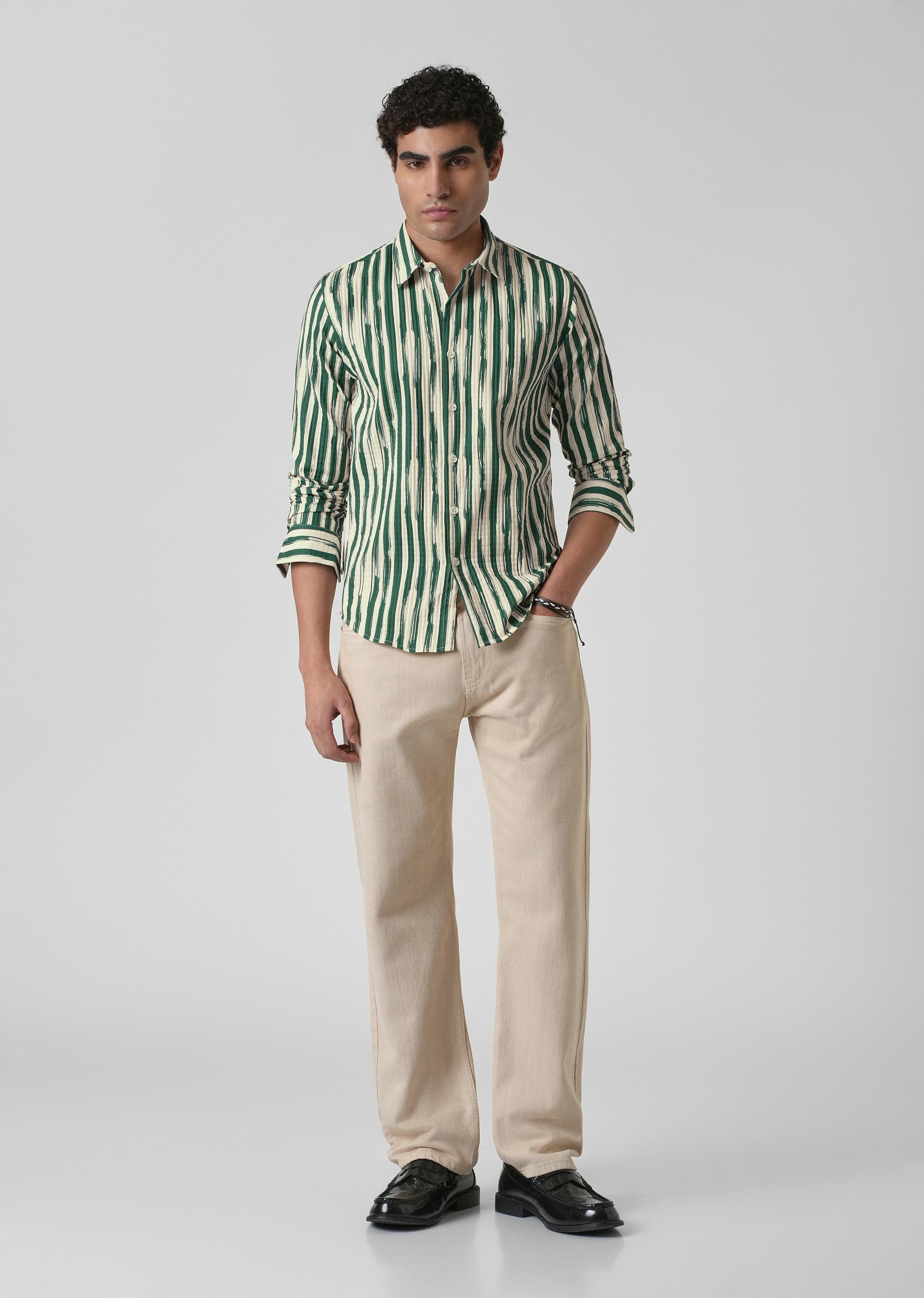 Pine Stroke Puff  Shirt - Image 6