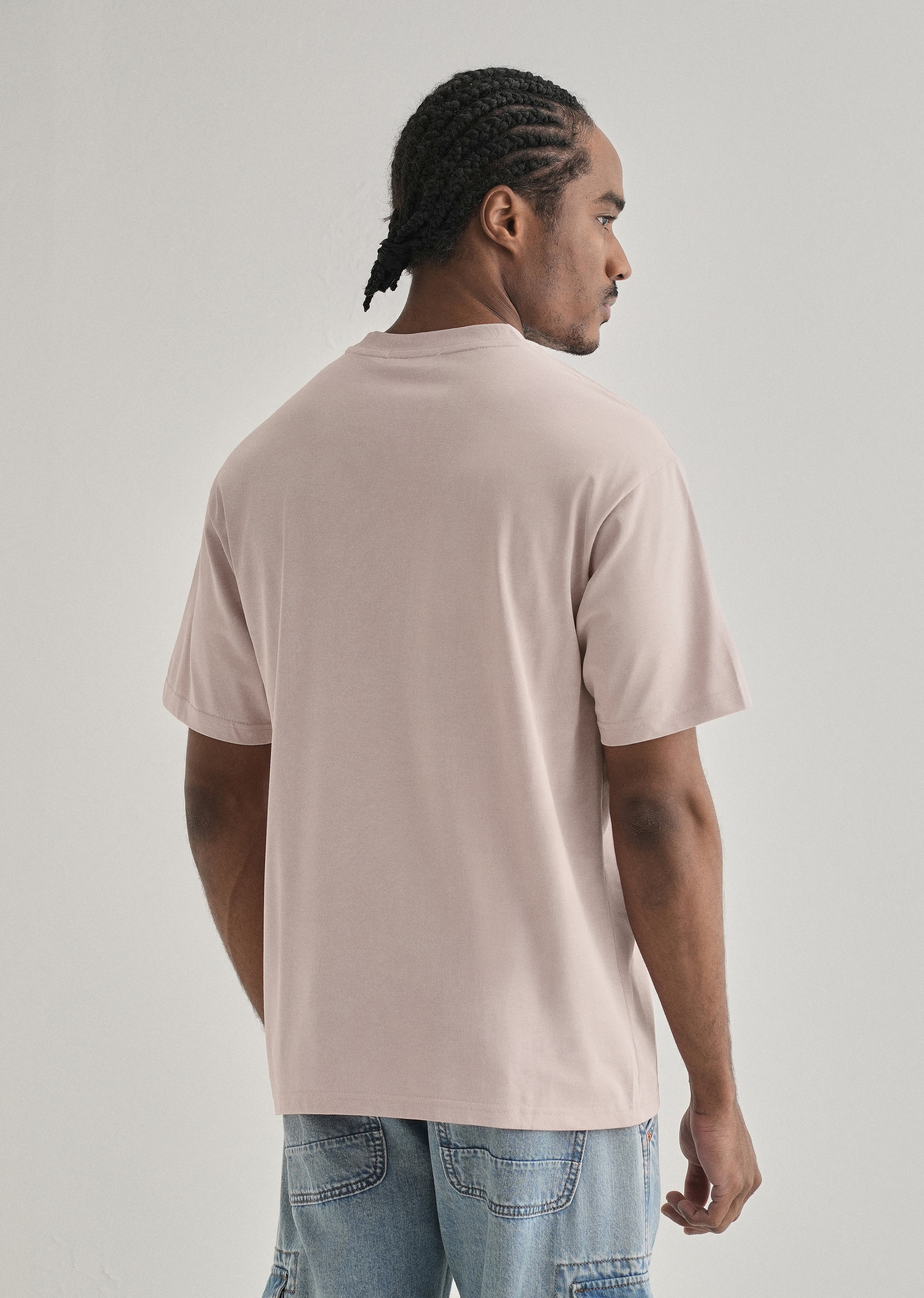 Pink Brushstroke Oversized T-shirt - Image 2