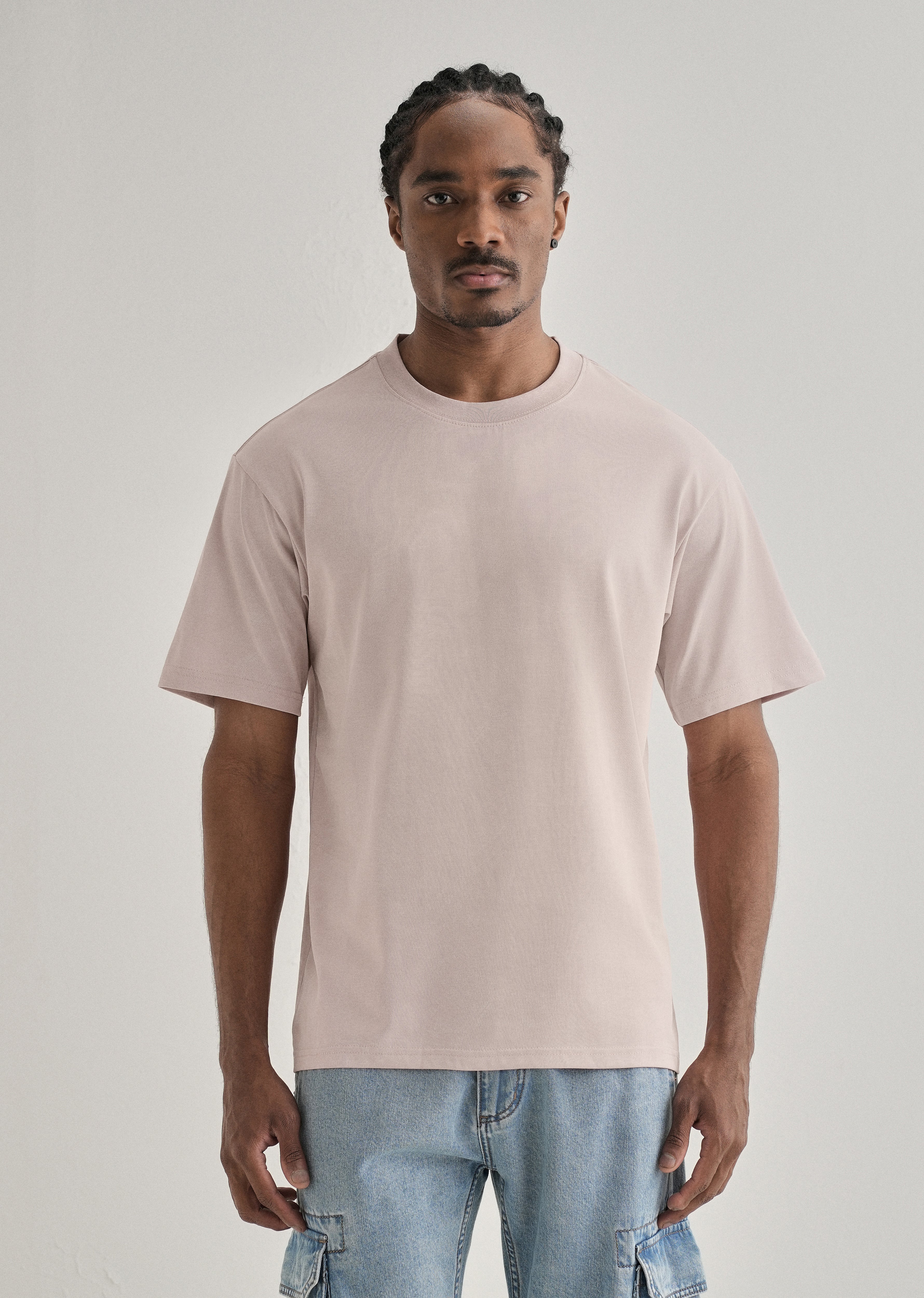 Pink Brushstroke Oversized T-shirt - Image 3