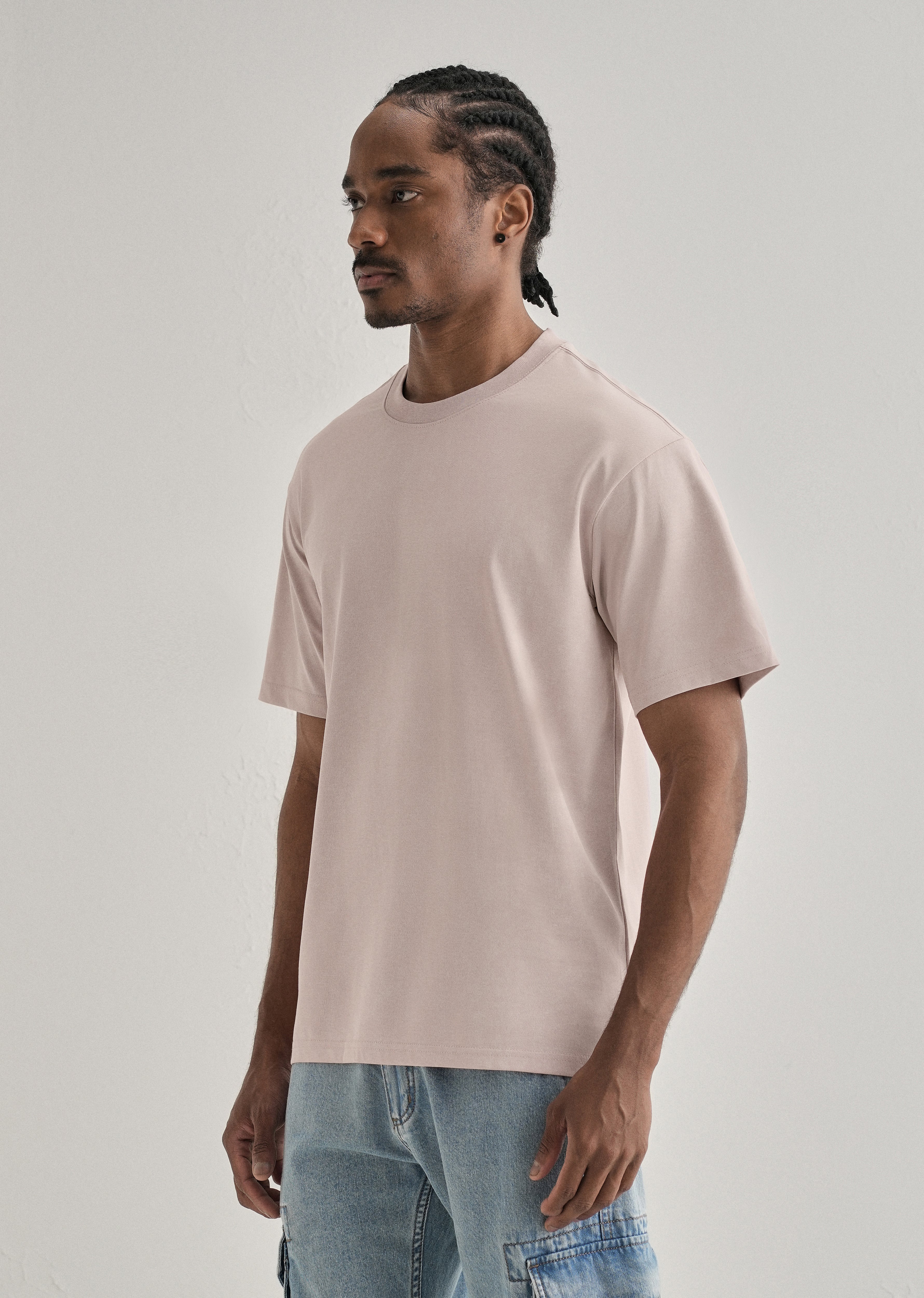 Pink Brushstroke Oversized T-shirt - Image 4