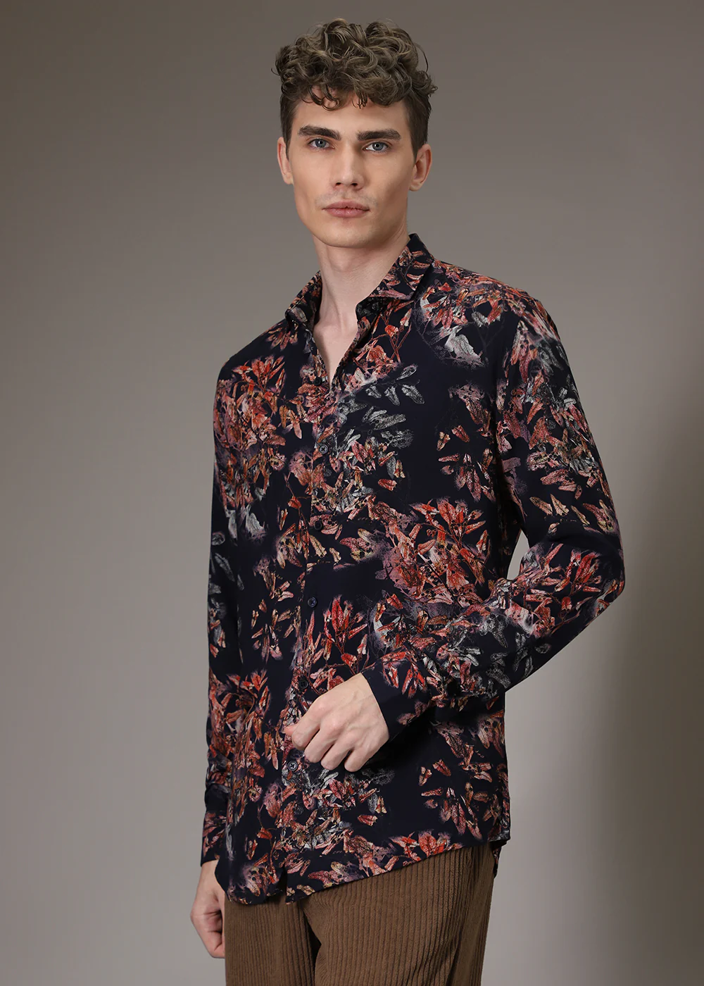 Pink Floral Feather Shirt - Image 10