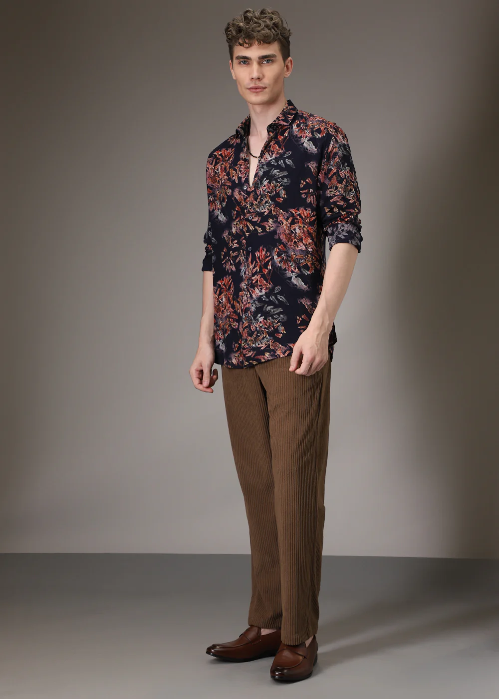 Pink Floral Feather Shirt - Image 5