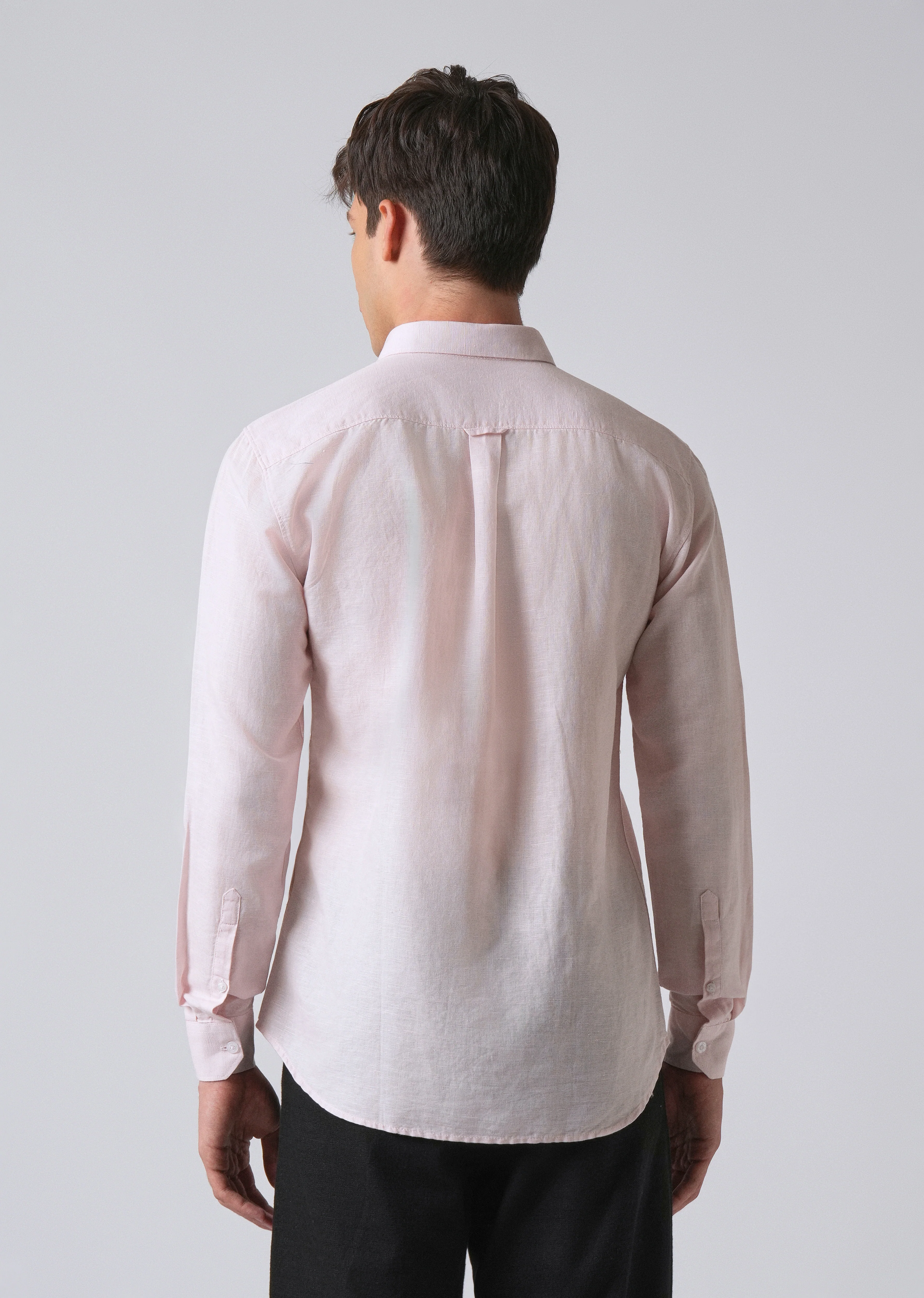 Pink Linen Shirt - Image 2
