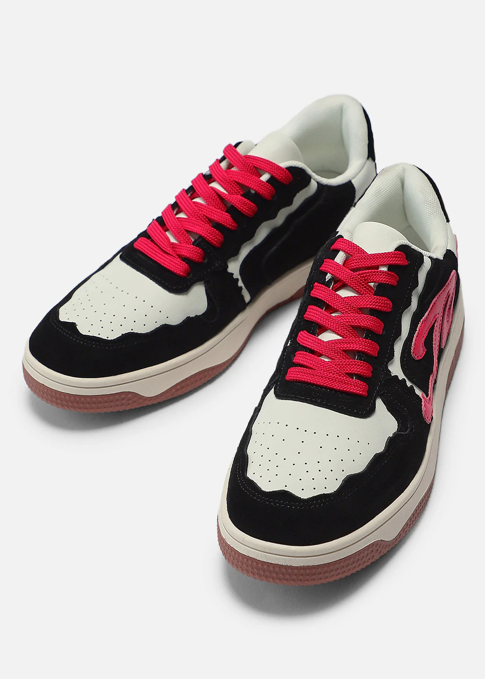 Pink Low Top Sneakers - Image 3