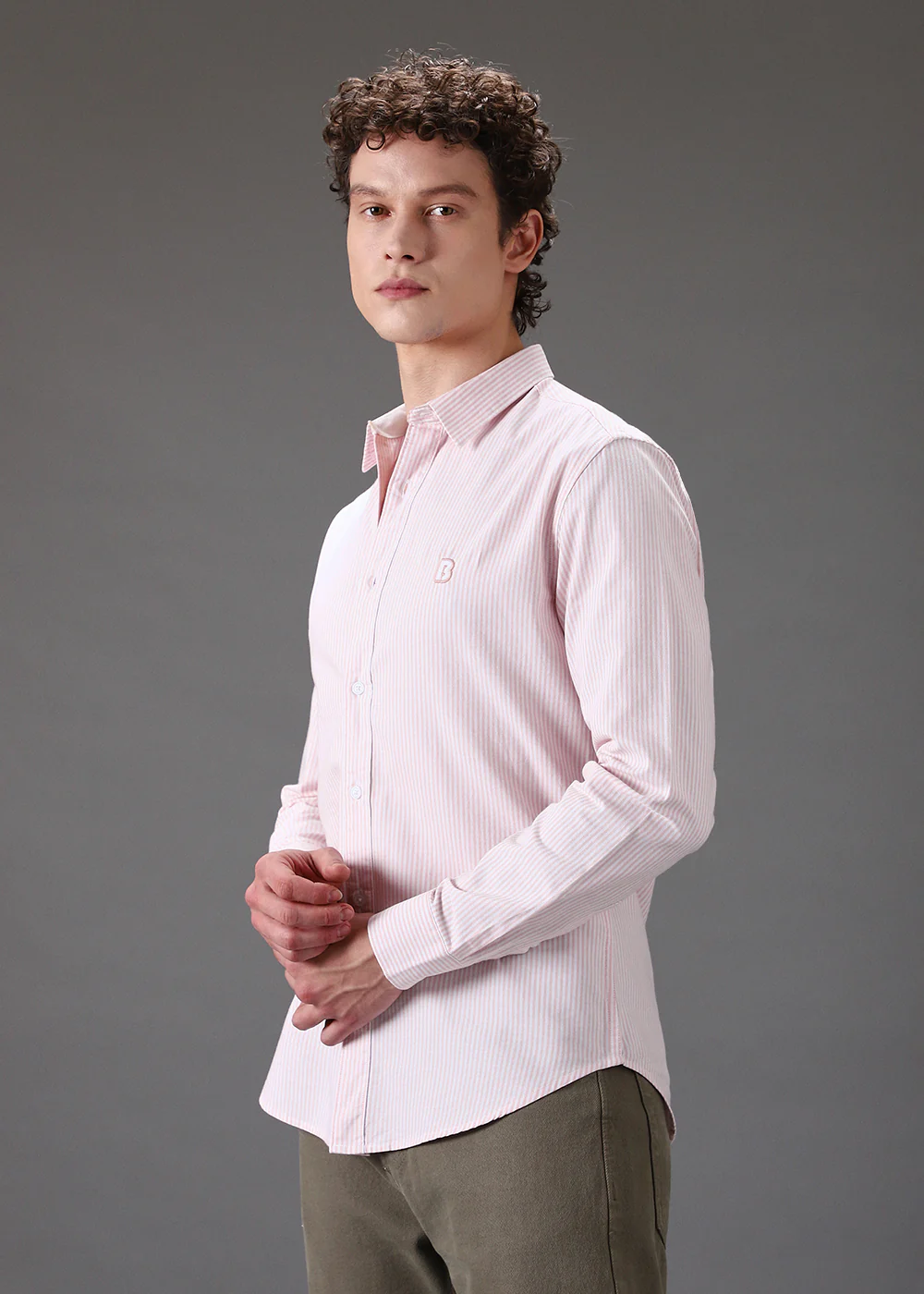 Pink Pin Stripe Shirt - Image 5