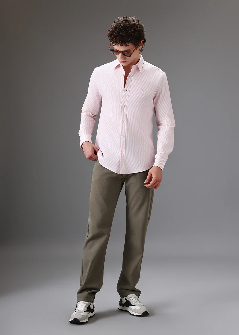 Pink Pin Stripe Shirt - Image 6