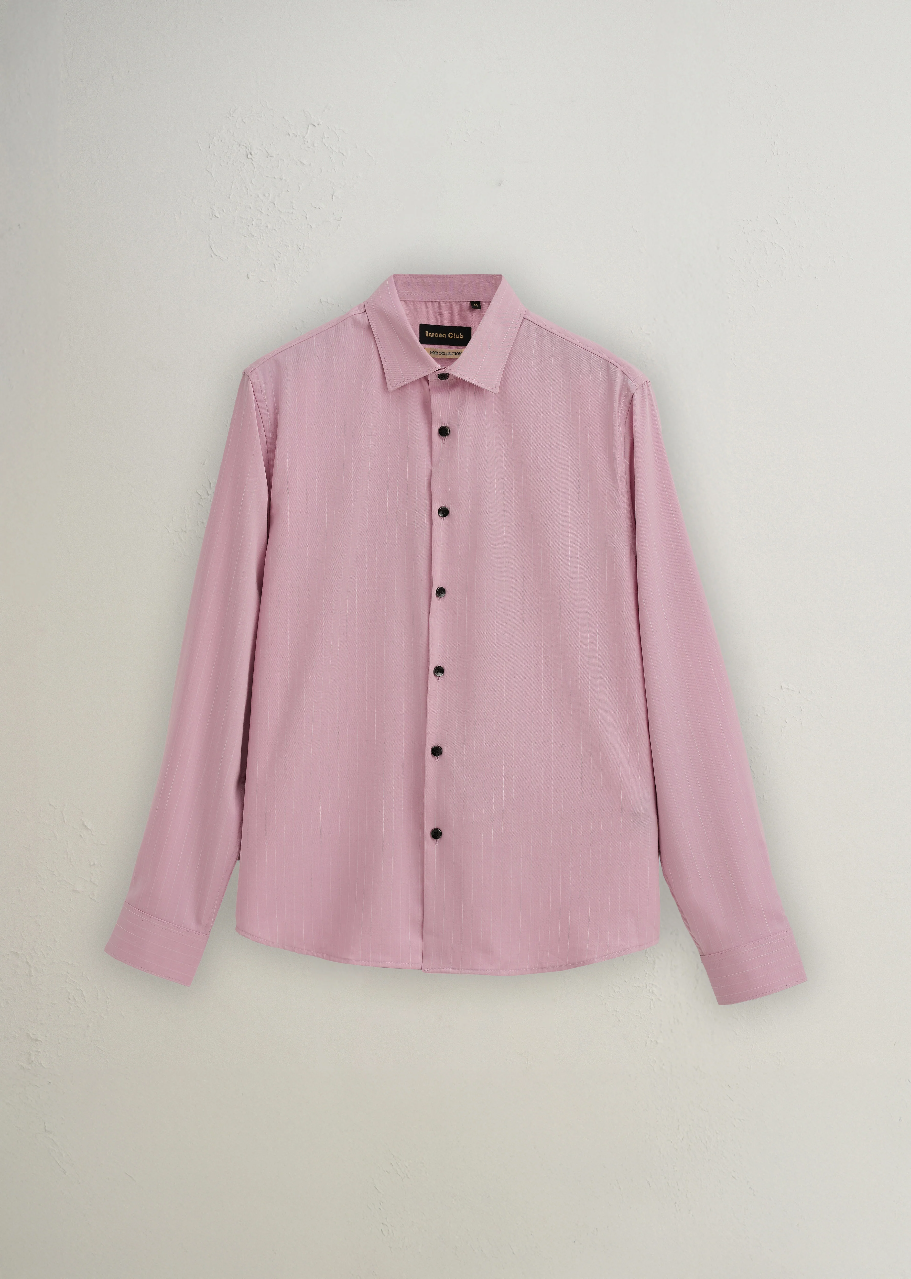 Pink Pin Striped Wrinkle Free Shirt - Image 2