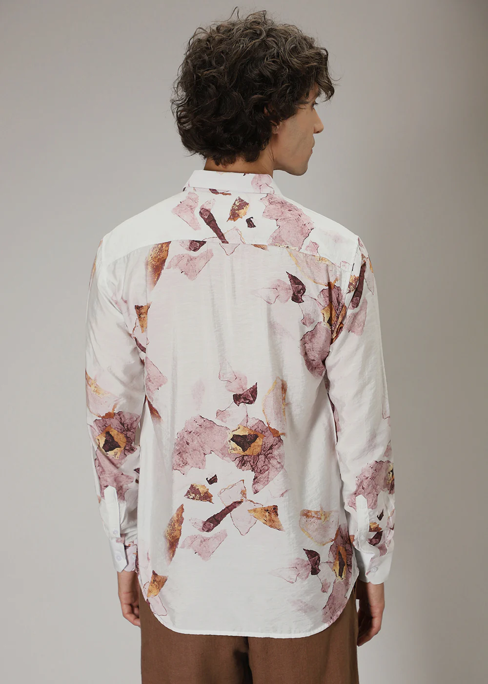 Pink Wash Floral Print Shirt - Image 4