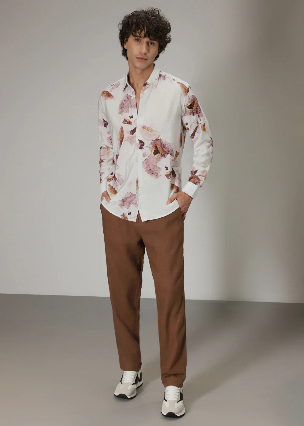 Pink Wash Floral Print Shirt - Image 7