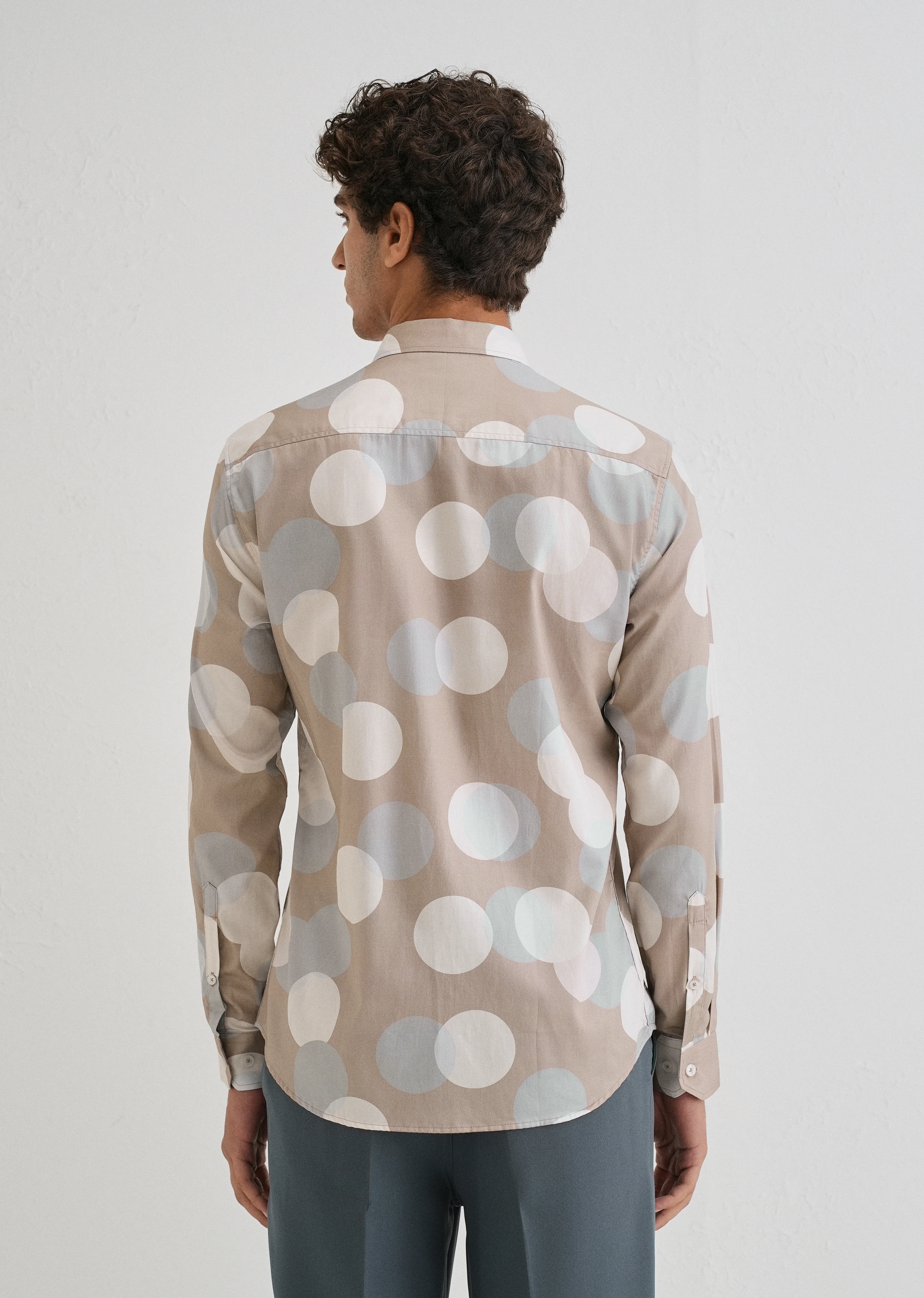 Circle Printed Shirt - Image 2