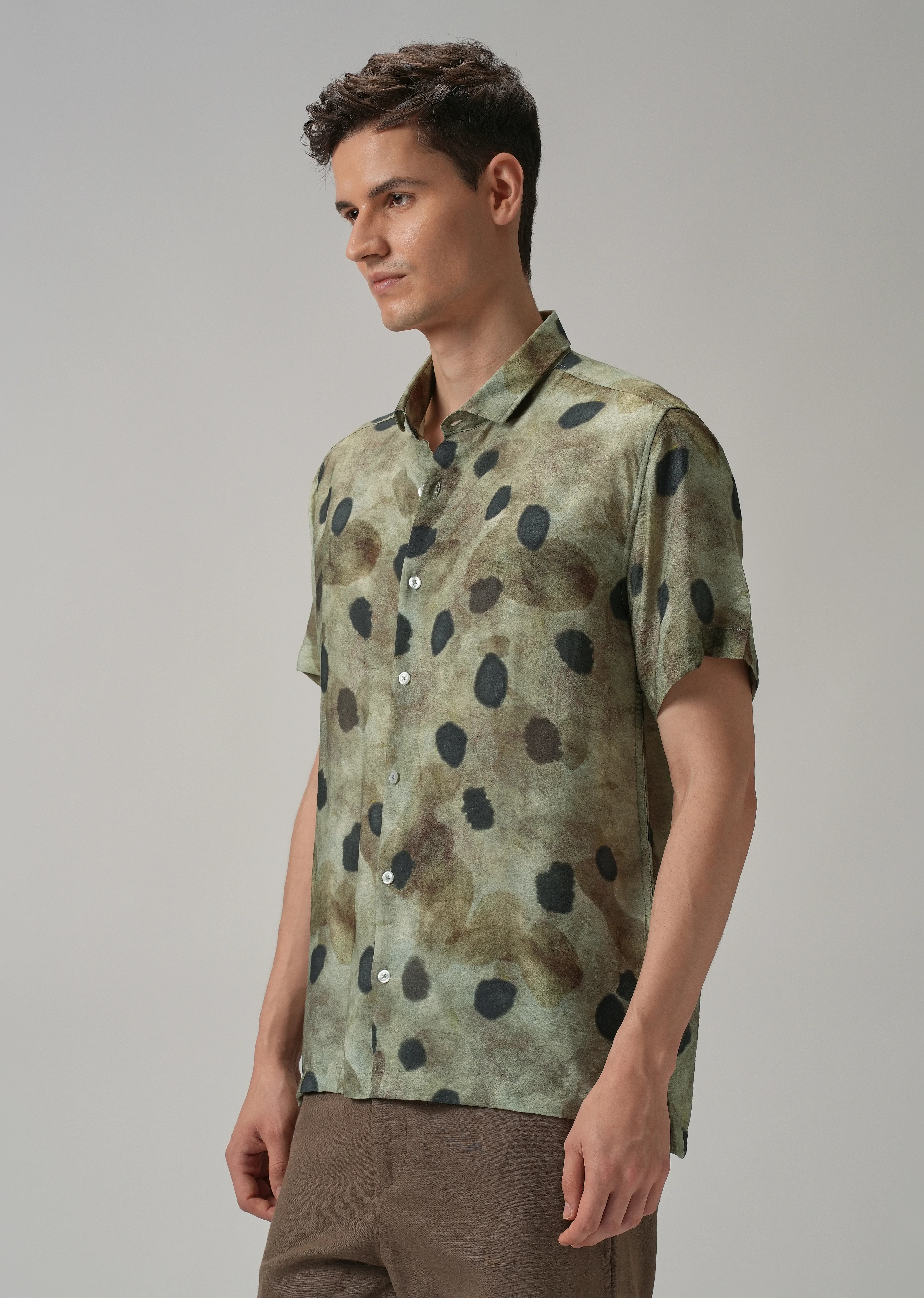 Polka Printed Shirt - Image 4