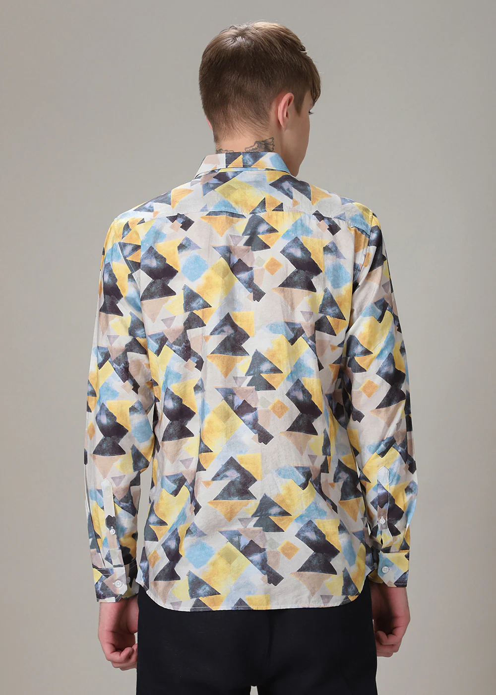 Prism Triangles Print Shirt - Image 4