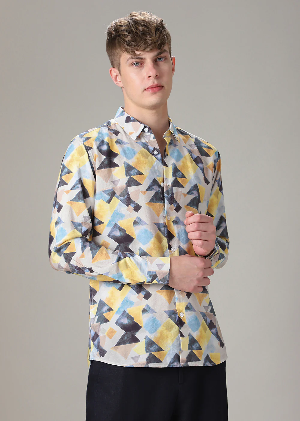 Prism Triangles Print Shirt - Image 5