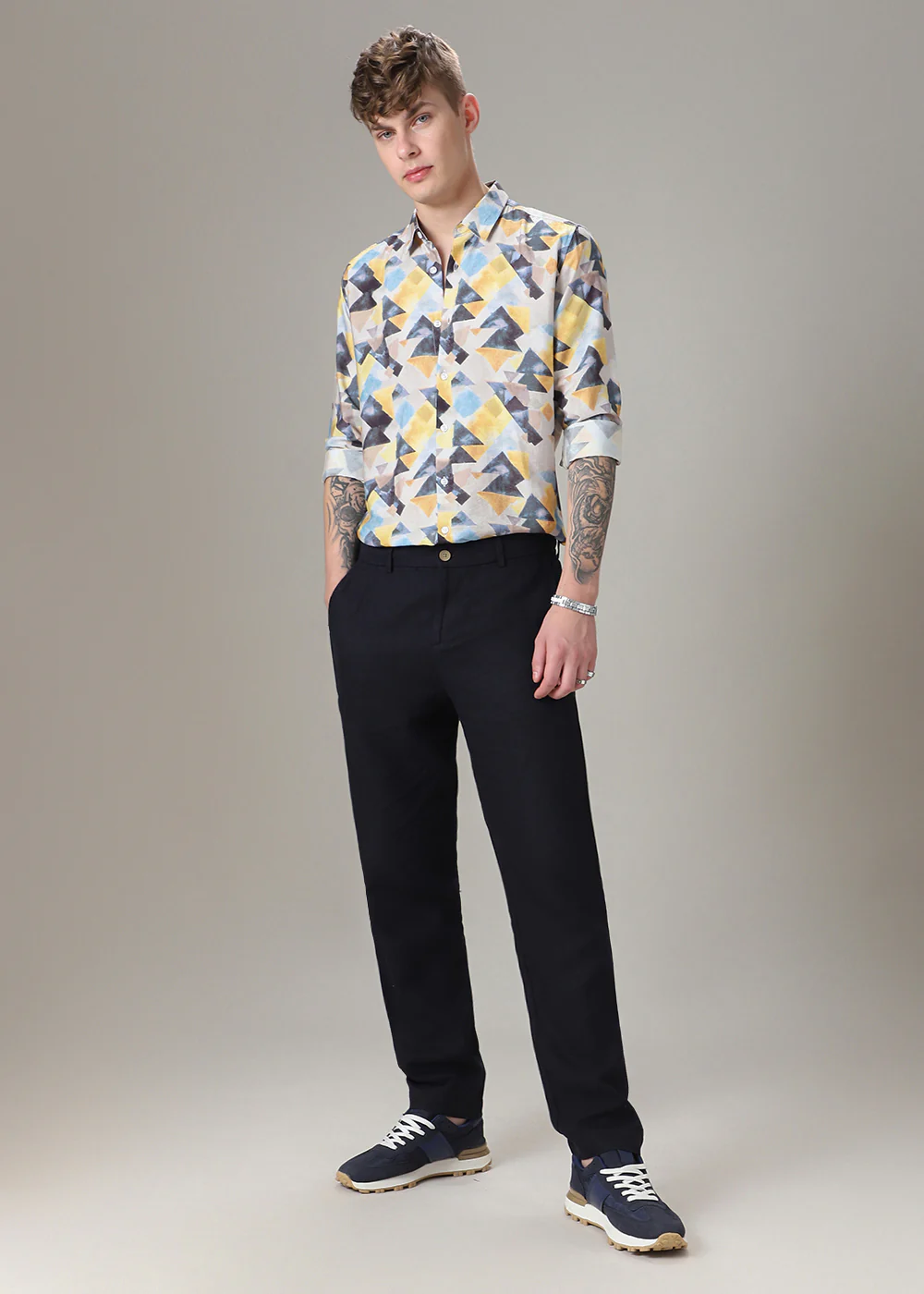Prism Triangles Print Shirt - Image 6