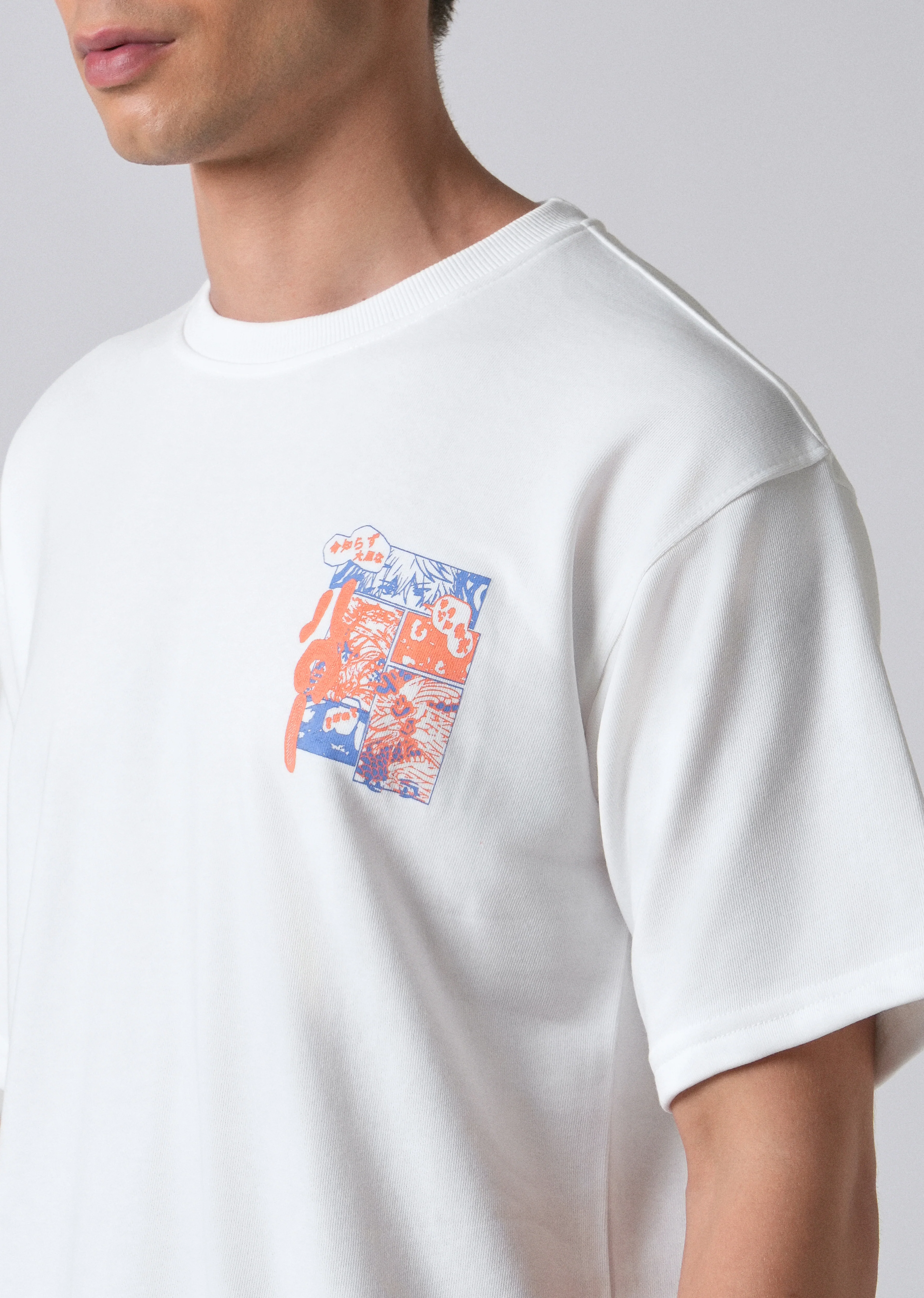 Pure White Oversized T-shirt - Image 2