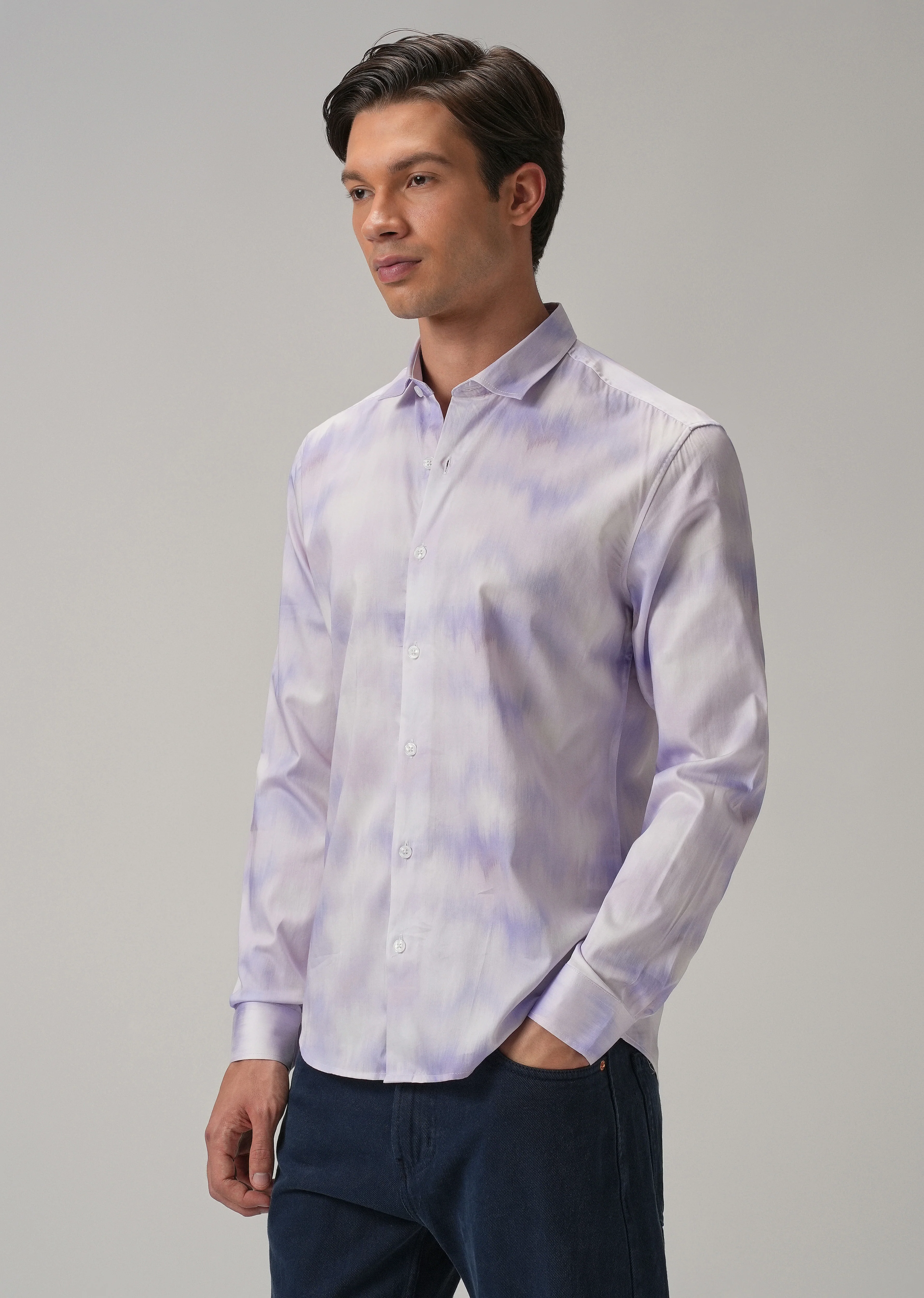 Purple Soft Hued Shirt - Image 4