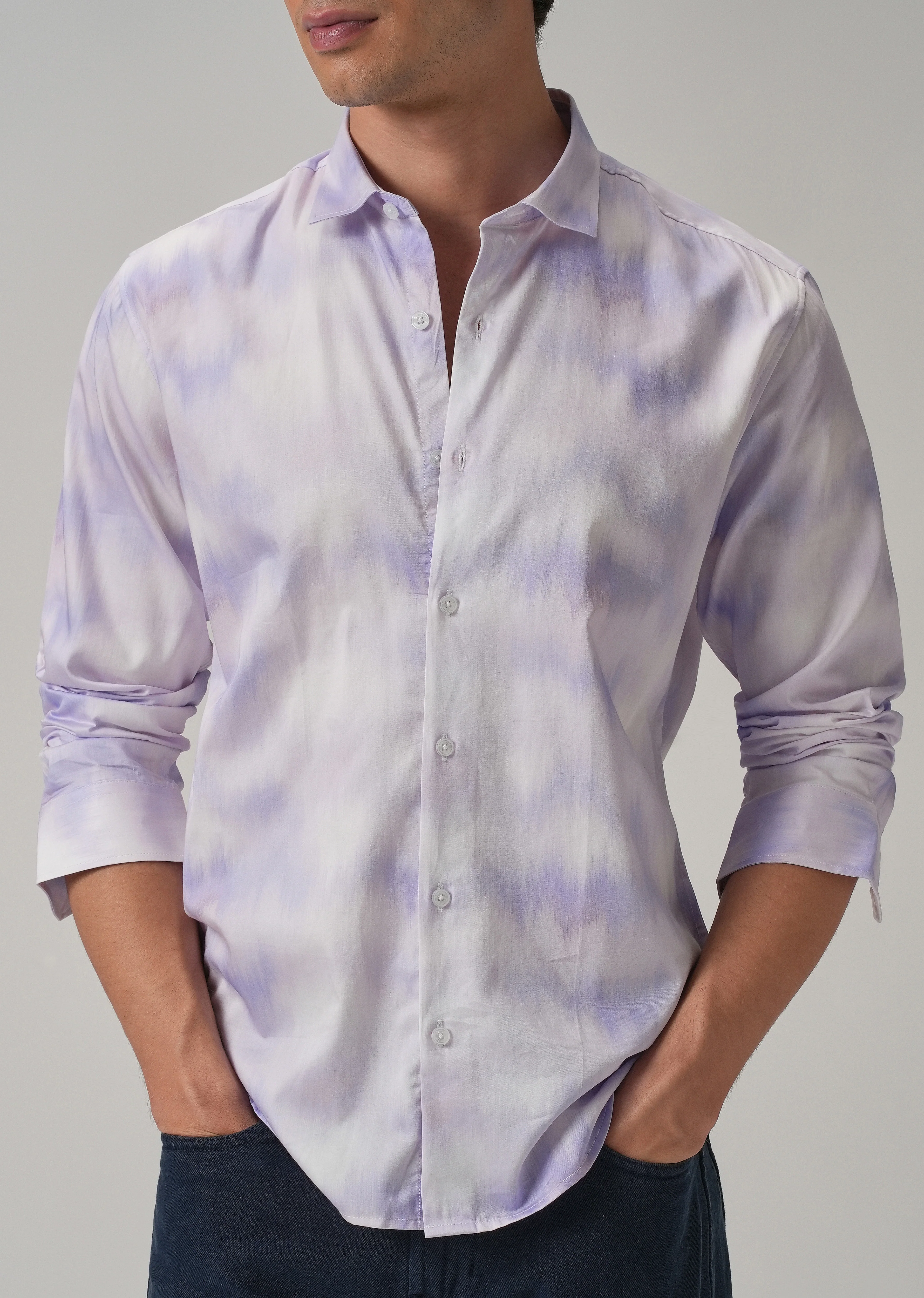 Purple Soft Hued Shirt - Image 7