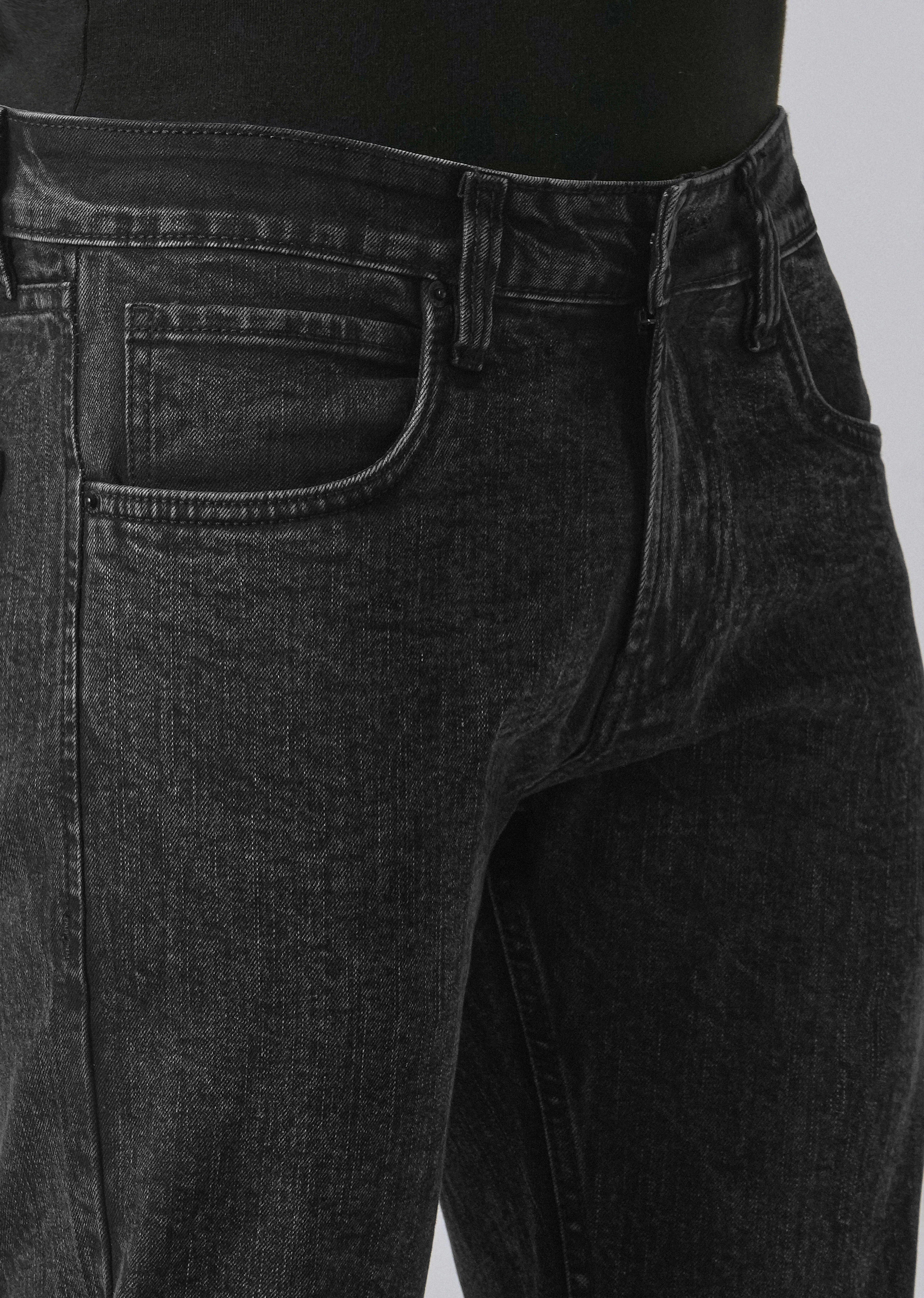 Raven Black Slim Fit Denim - Image 5