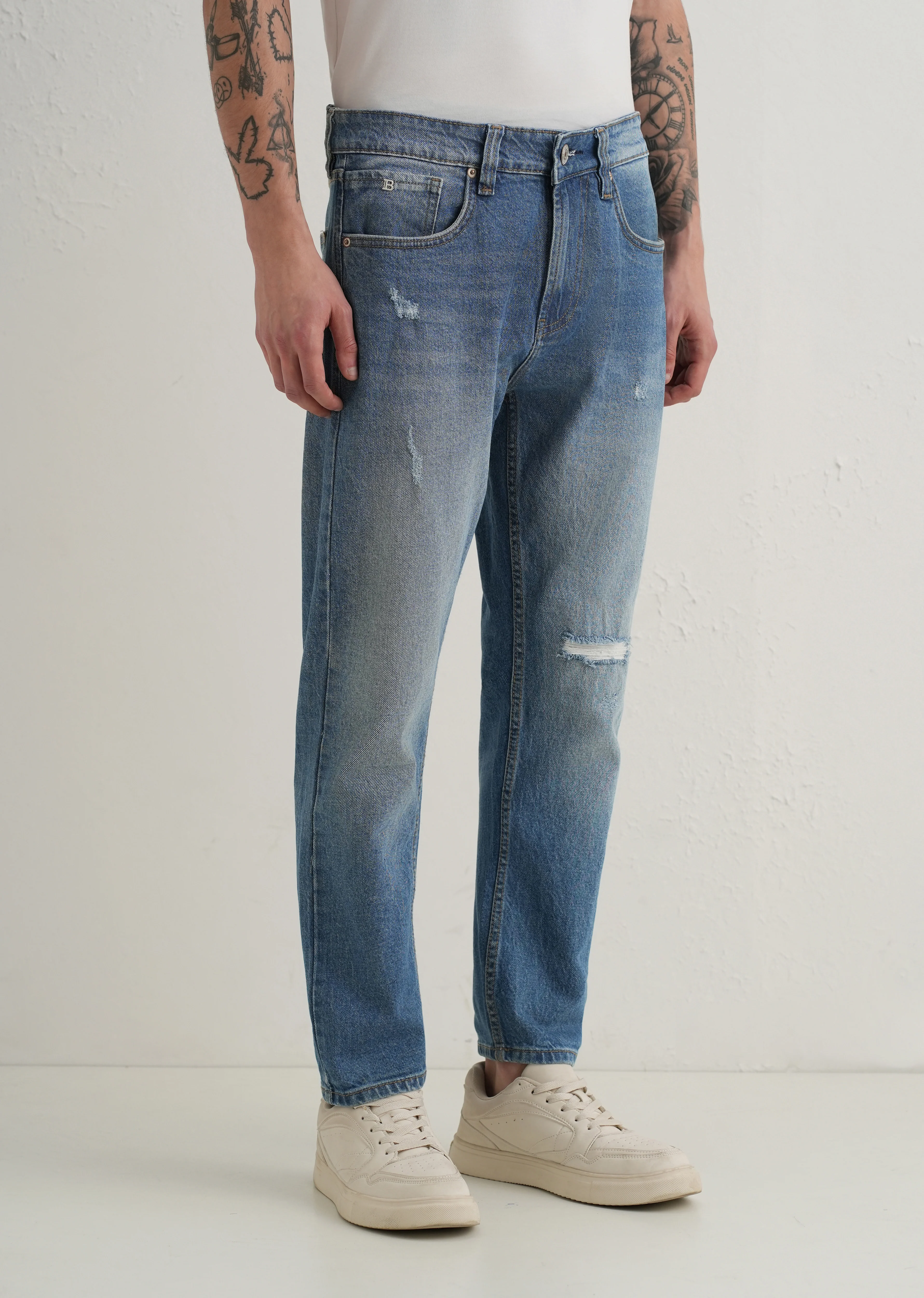 Ripped Fade Slim fit Jeans - Image 4