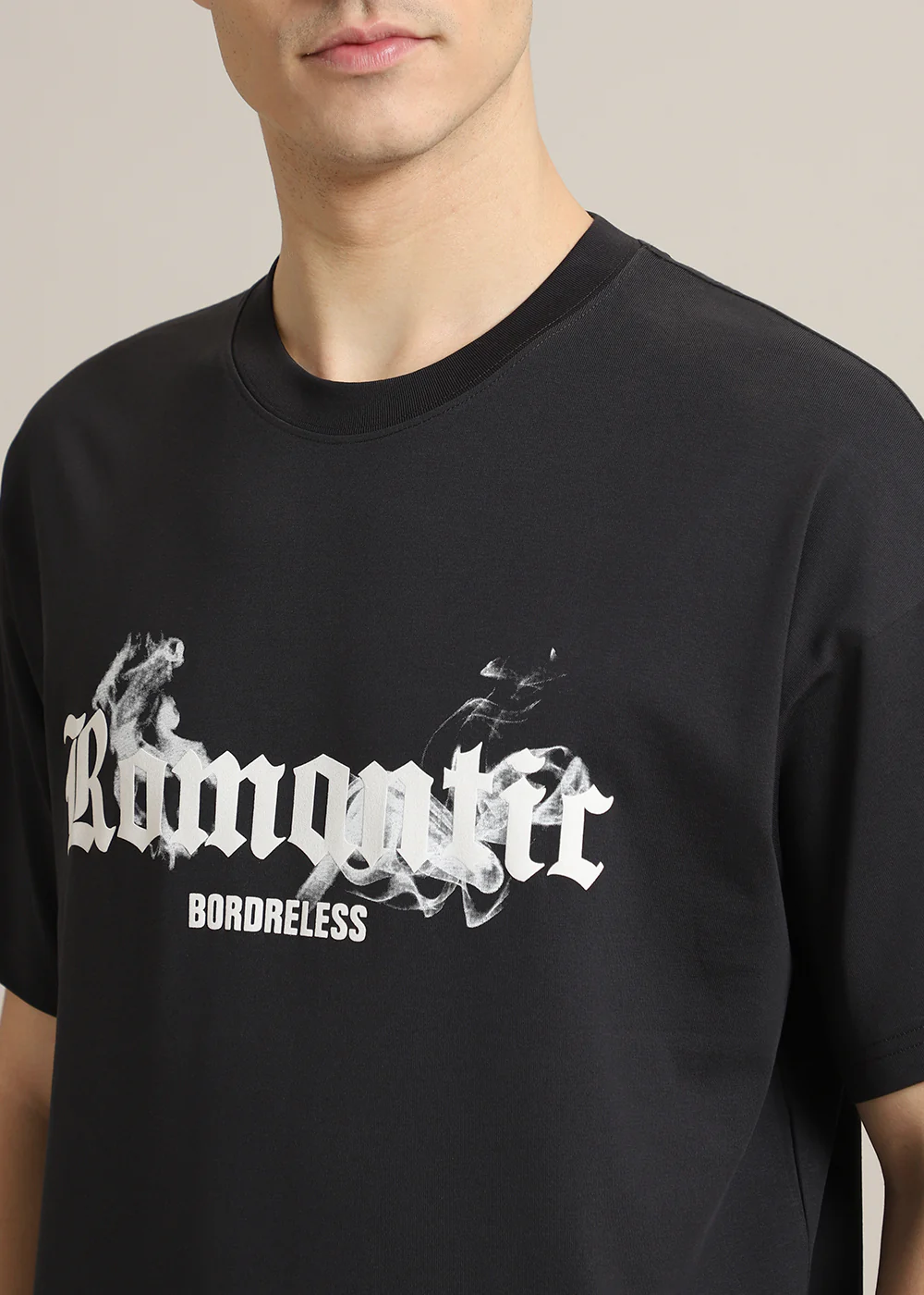 Romantic Funk Grey Oversized T-shirt - Image 2