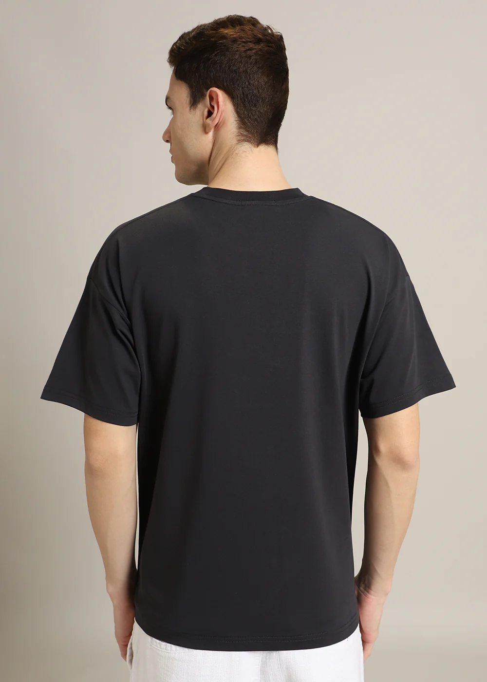 Romantic Funk Grey Oversized T-shirt - Image 4