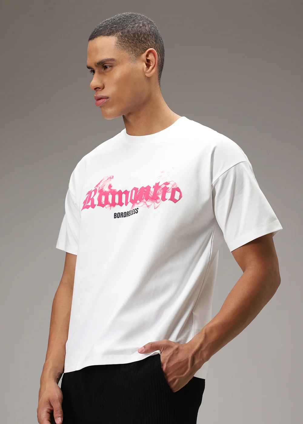 Romantic Funk White Oversized T-shirt - Image 6