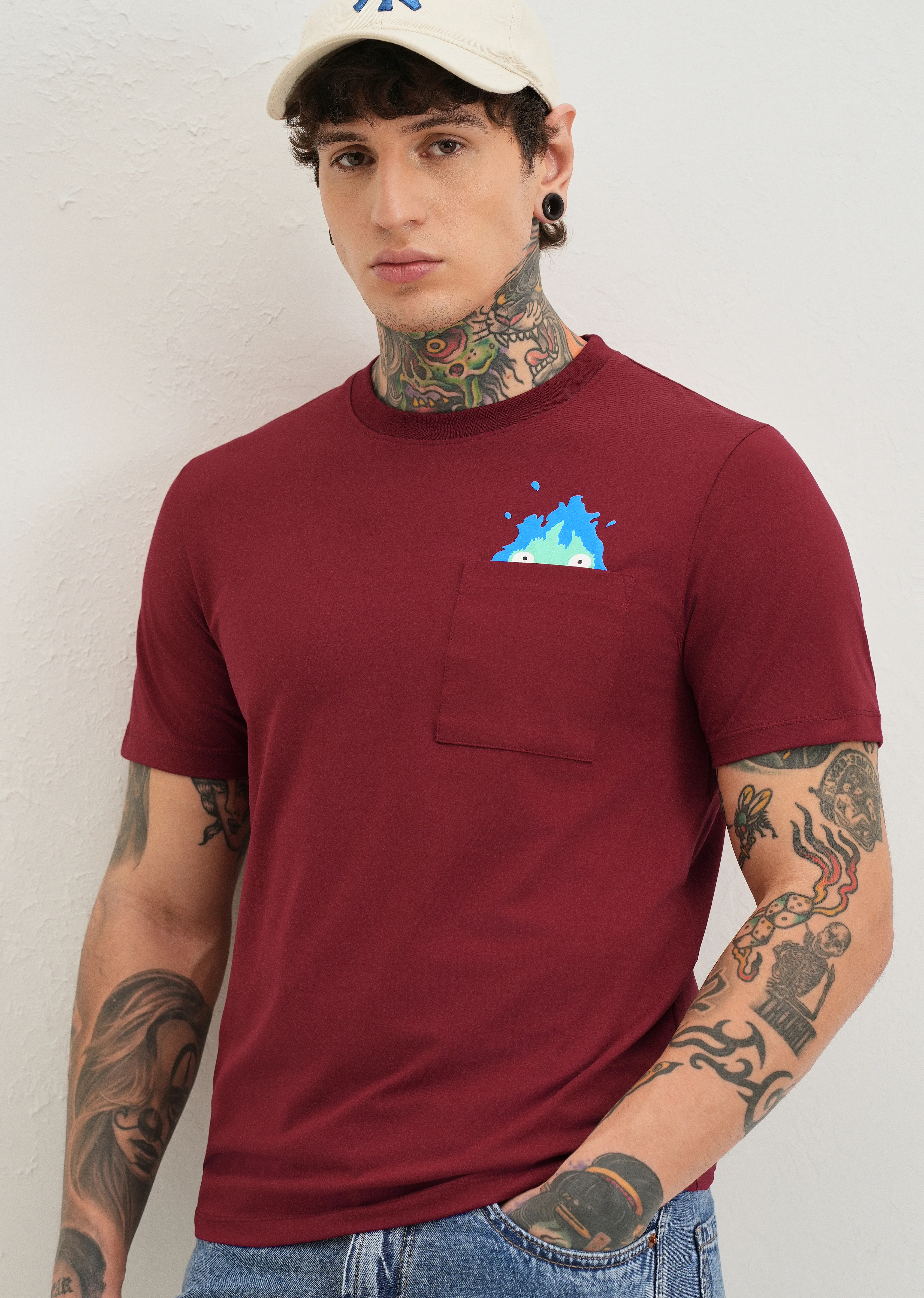 Ruby Maroon T-Shirt - Image 7