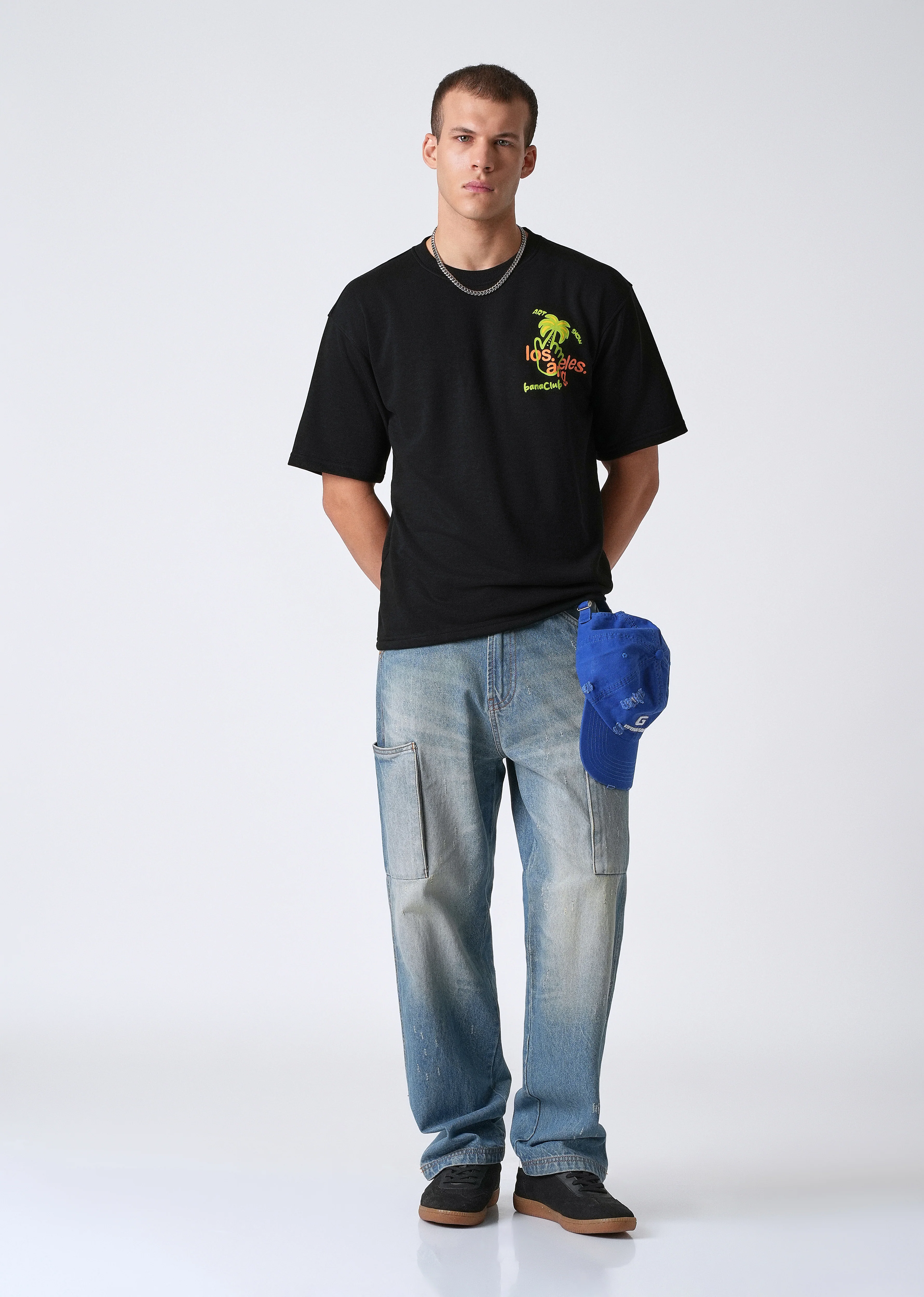 Sable Black Oversized T-shirt - Image 6