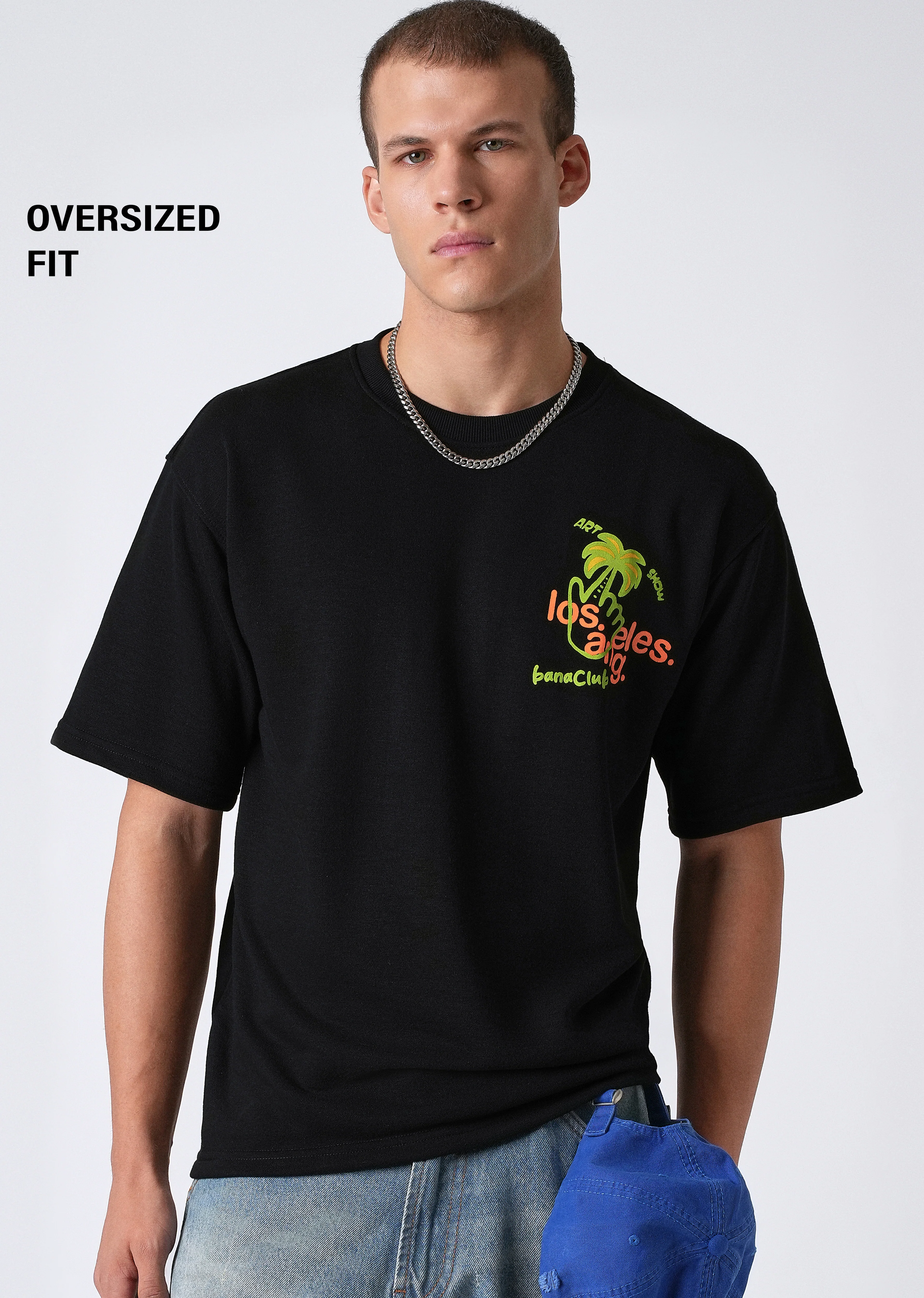 Sable Black Oversized T-shirt - Image 7
