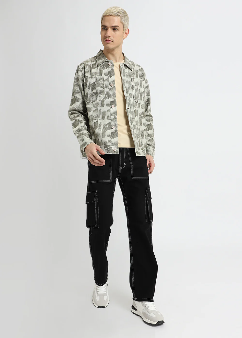 Sage Green Printed Summer Jacket - Image 7