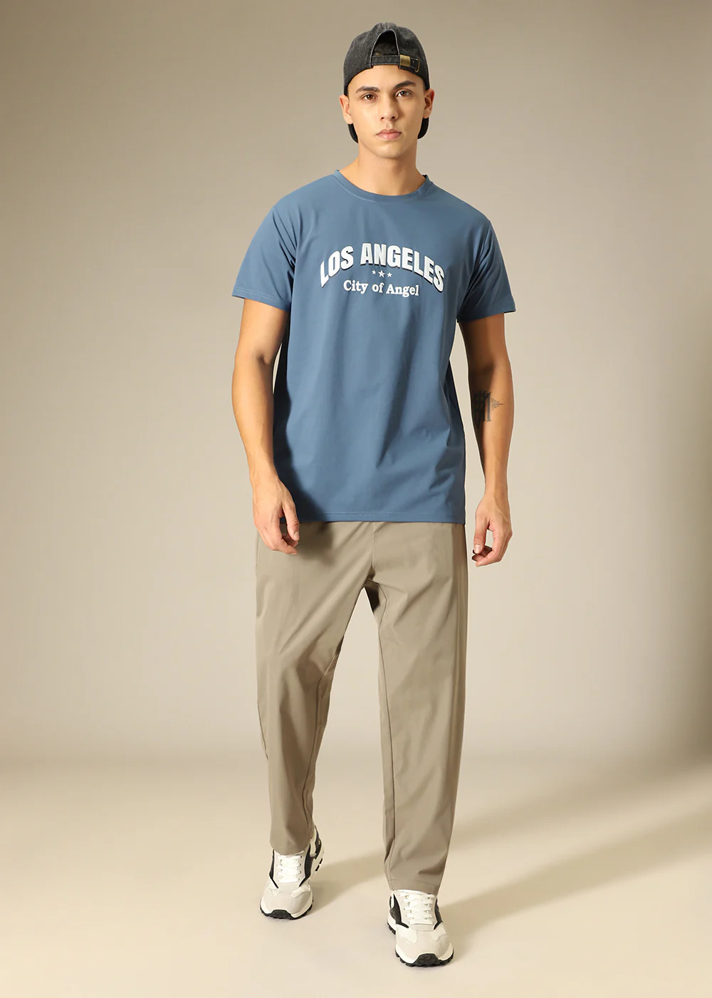 Sand Beige Relaxed Fit Trouser - Image 8