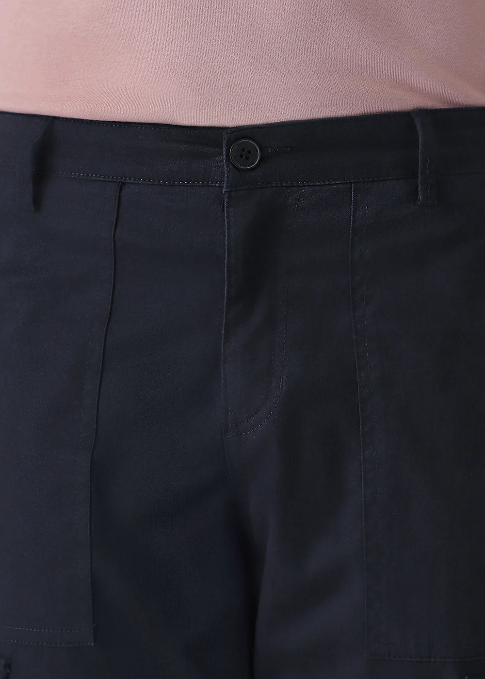 Sapphire Blue Zipper Cargo Pant - Image 5