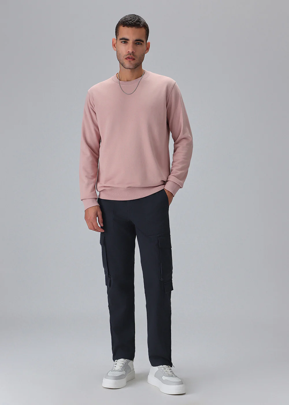 Sapphire Blue Zipper Cargo Pant - Image 6
