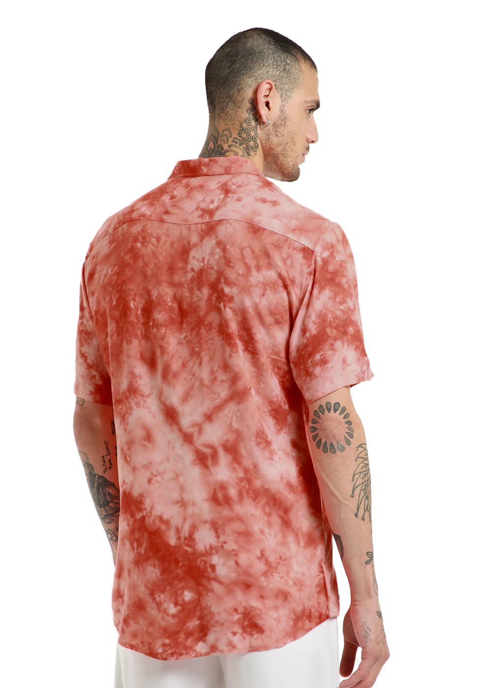 Scarlet Tie dye Half Sleeve Shirt - Image 5
