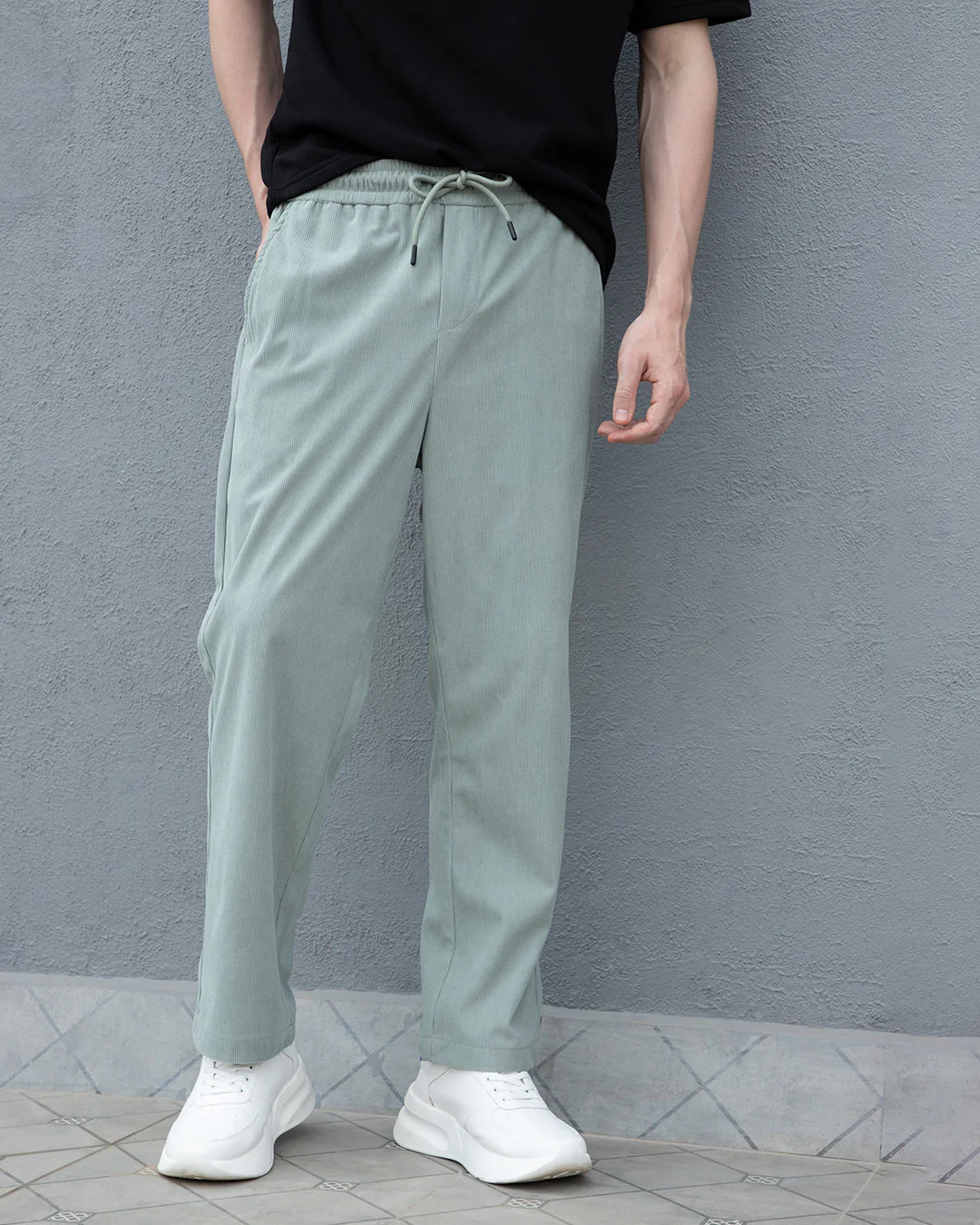 Seafoam Green Corduroy Pant - Image 3