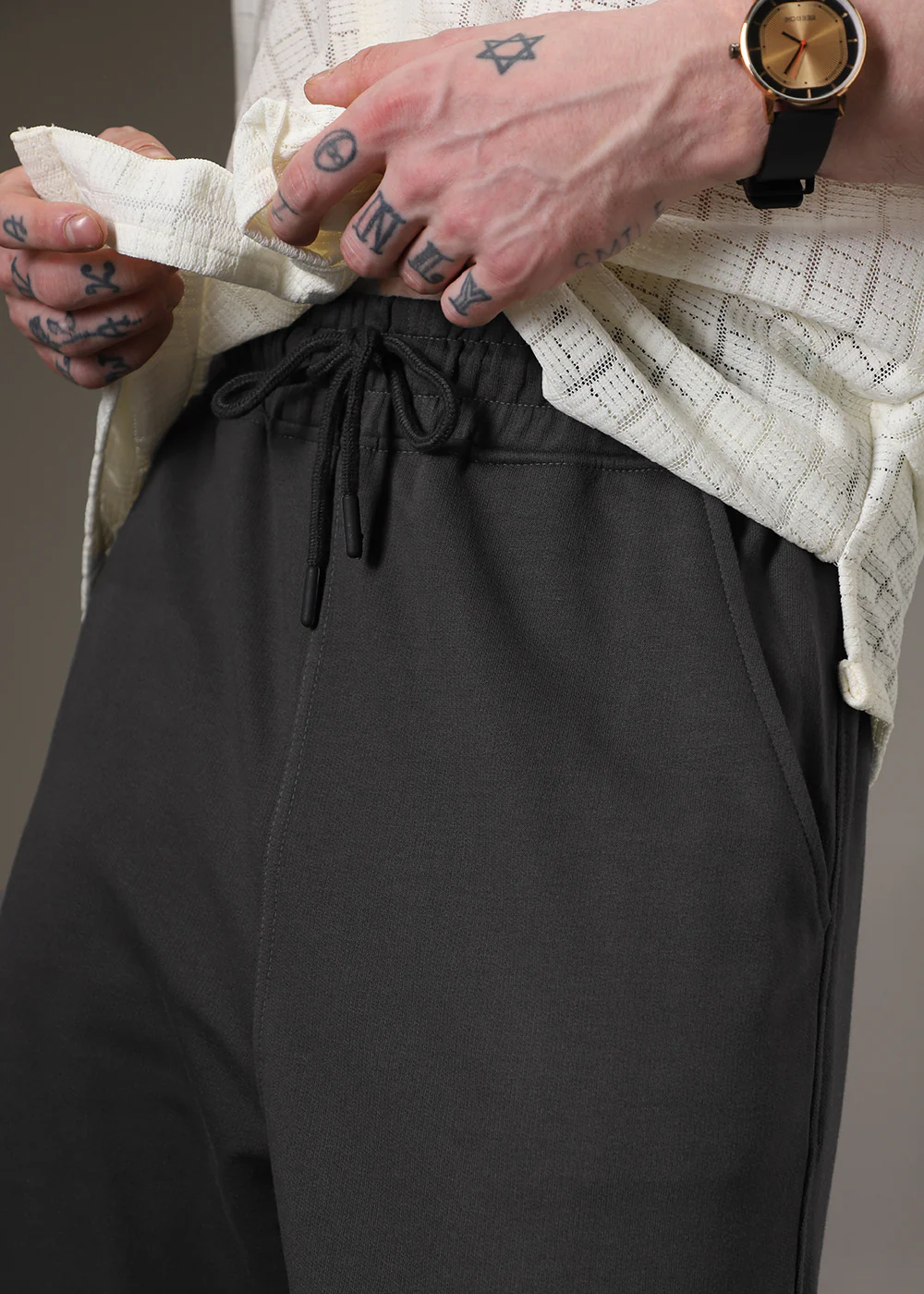 Shadow Grey Cargo Joggers - Image 2