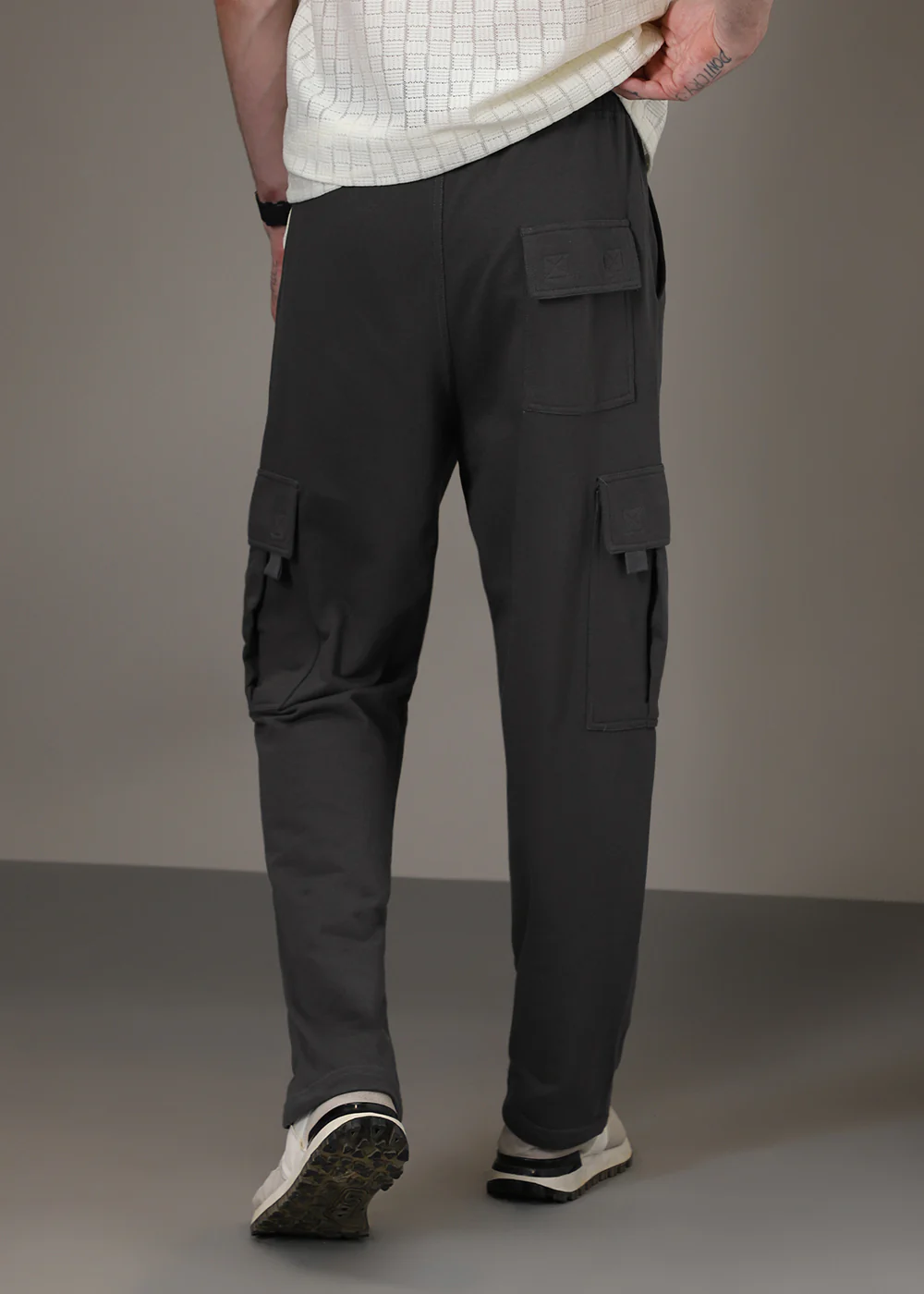 Shadow Grey Cargo Joggers - Image 4