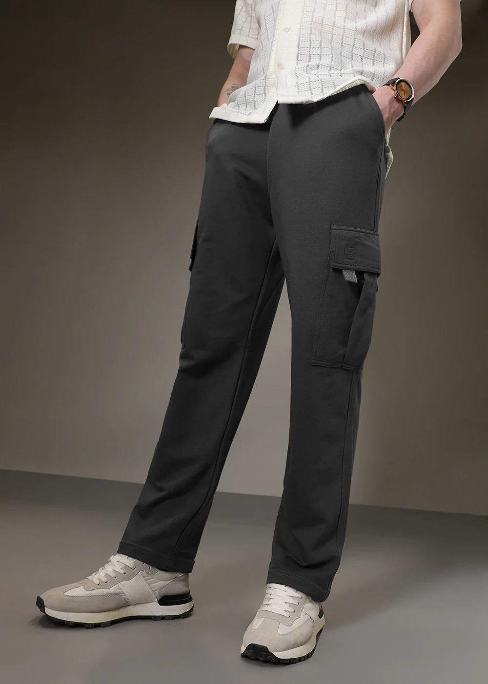 Shadow Grey Cargo Joggers - Image 5