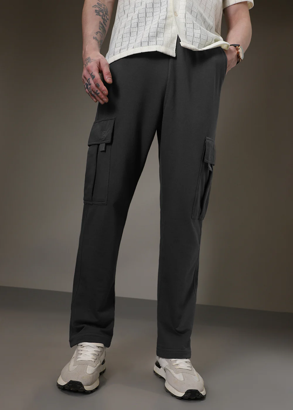 Shadow Grey Cargo Joggers - Image 7