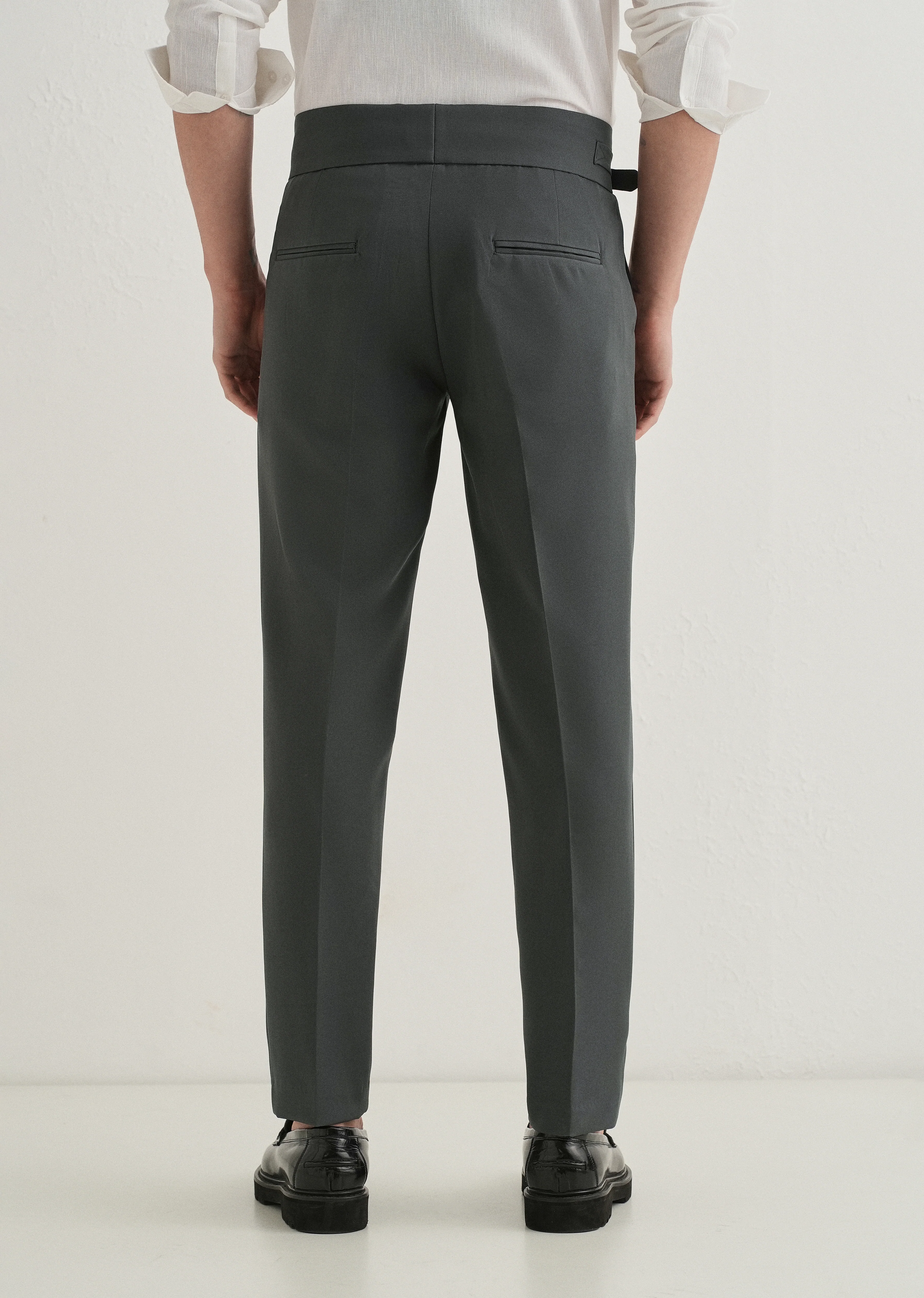 Shadow Grey Gurkha Pant - Image 3