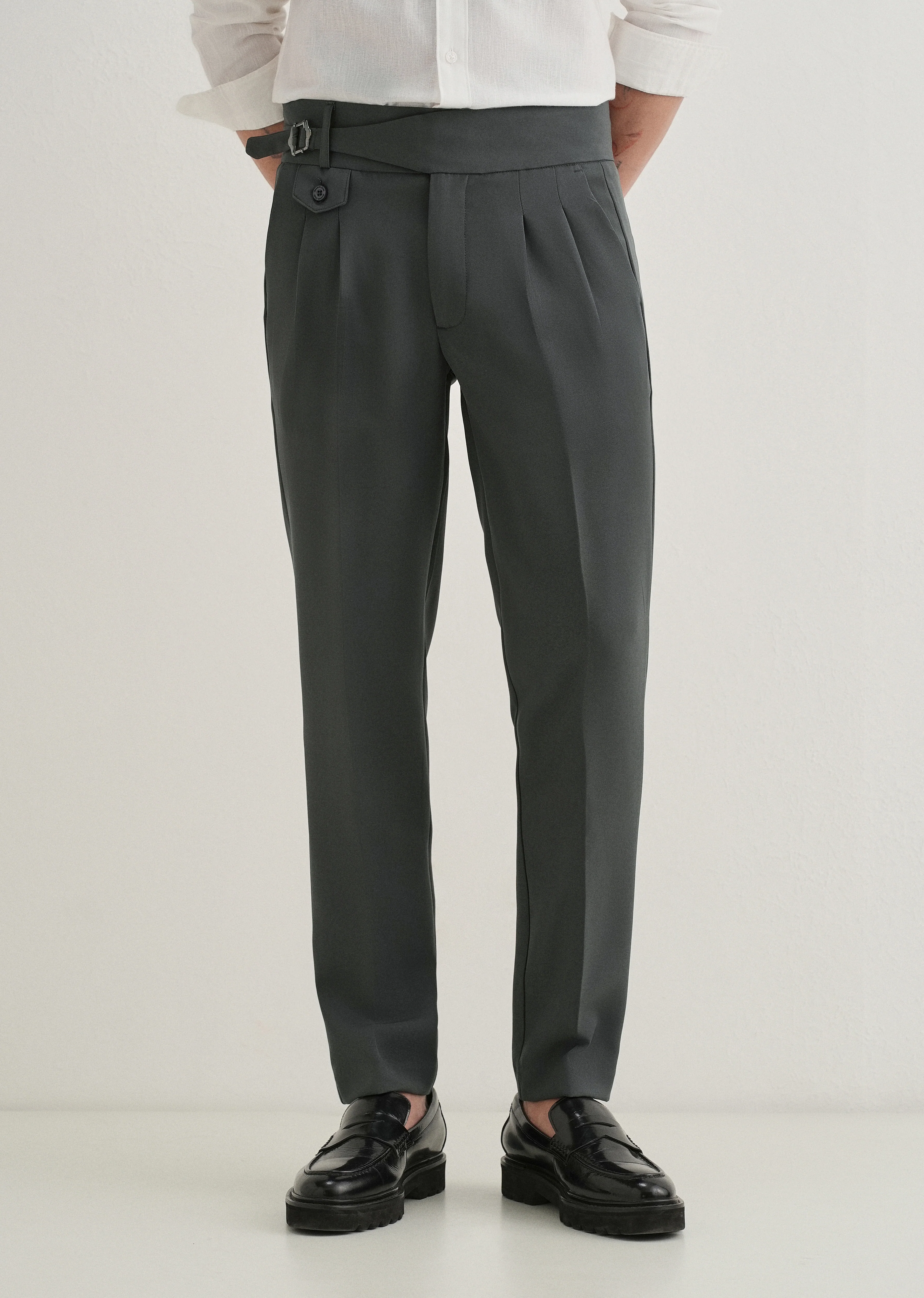Shadow Grey Gurkha Pant - Image 7